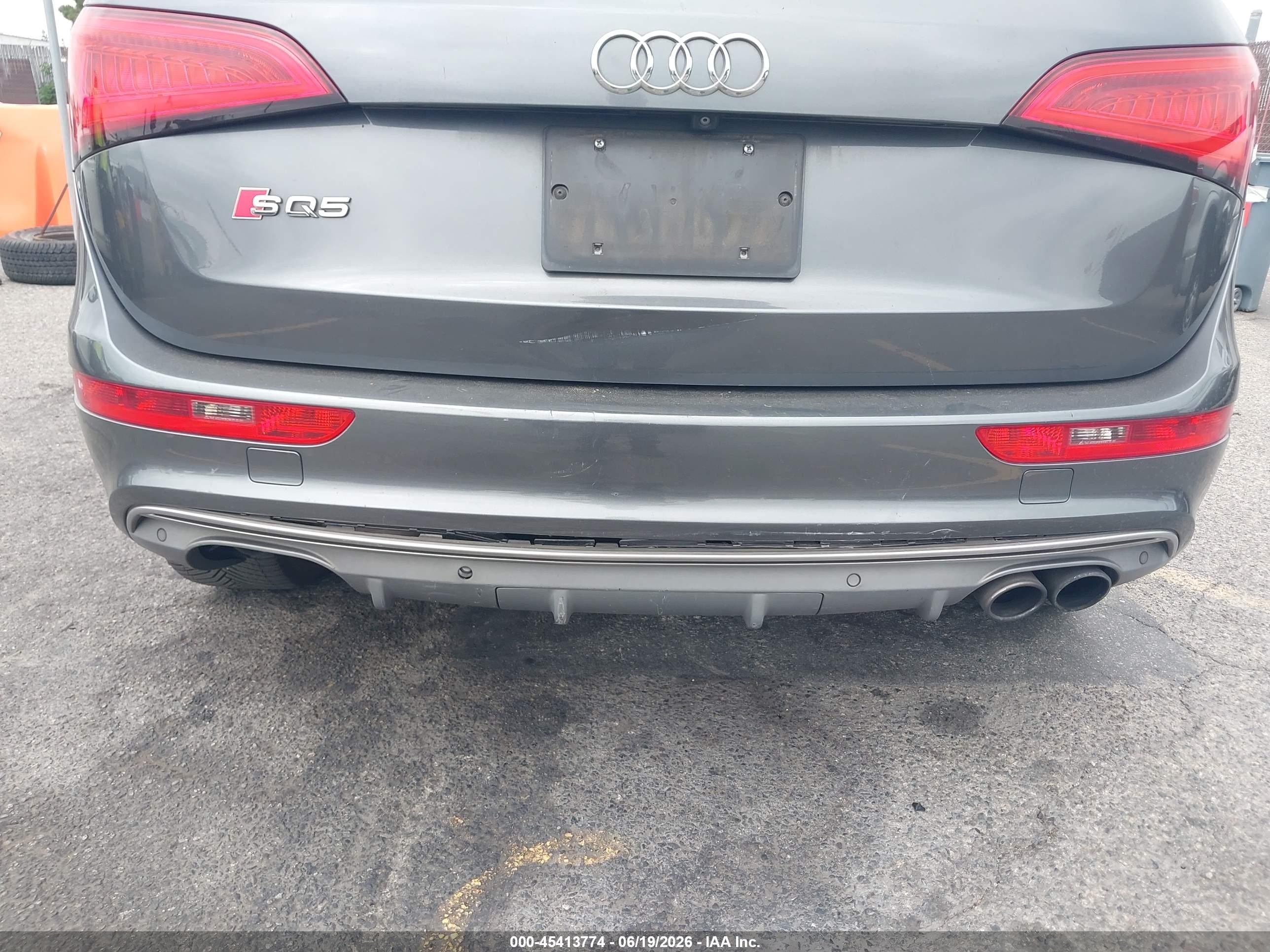 2015 Audi Sq5 3.0t Premium Plus Gray vin: WA1CGAFP1FA103038