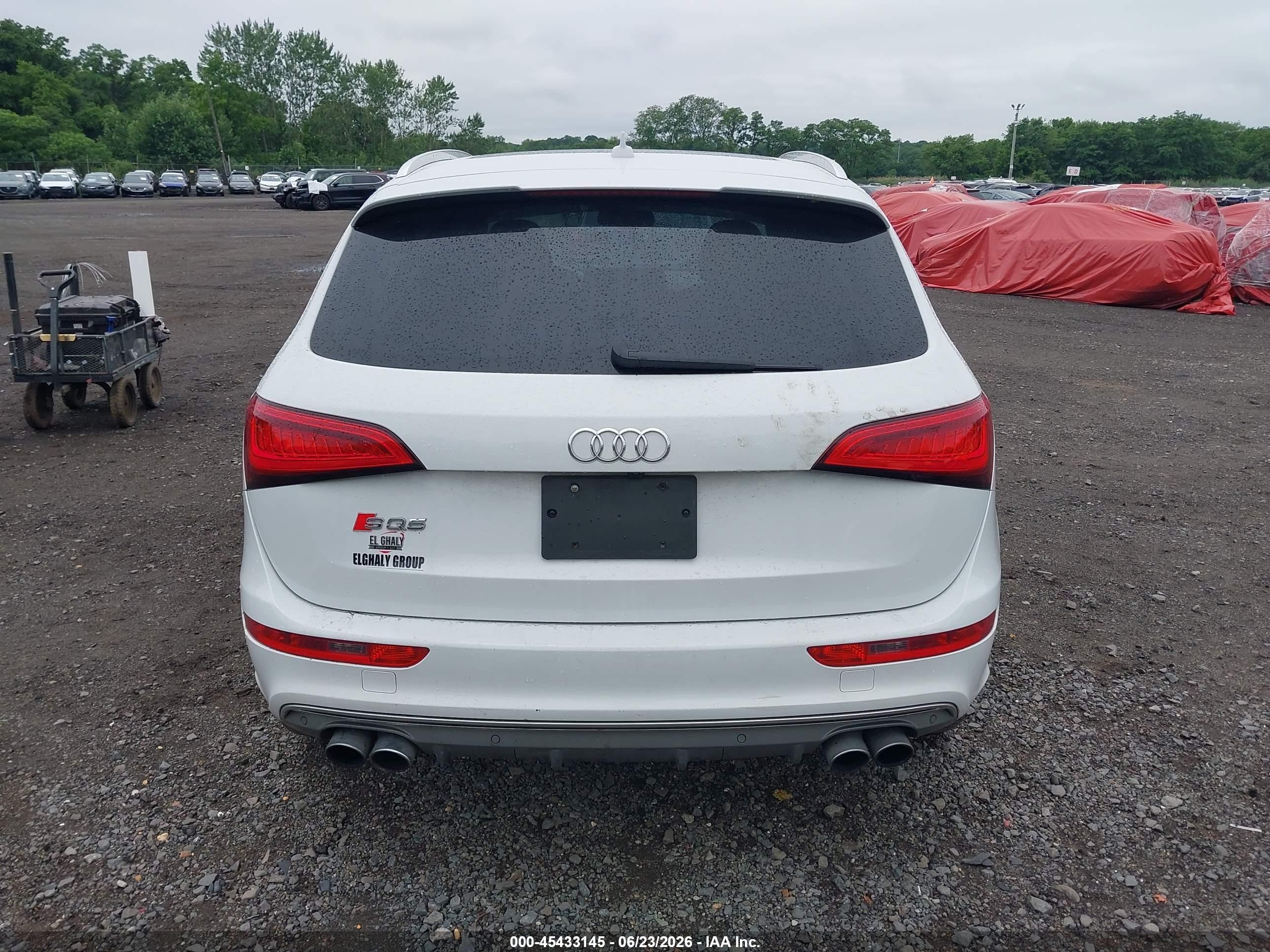 2015 Audi Sq5 3.0t Premium Plus White vin: WA1CGAFP3FA026656