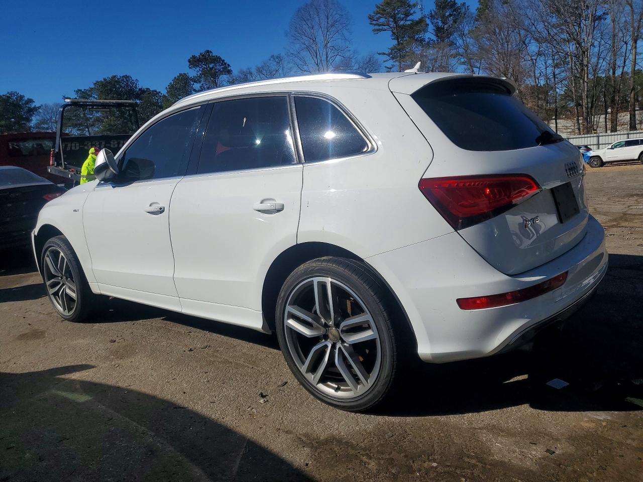 2014 Audi Sq5 Premium Plus White vin: WA1CGAFP4EA030701