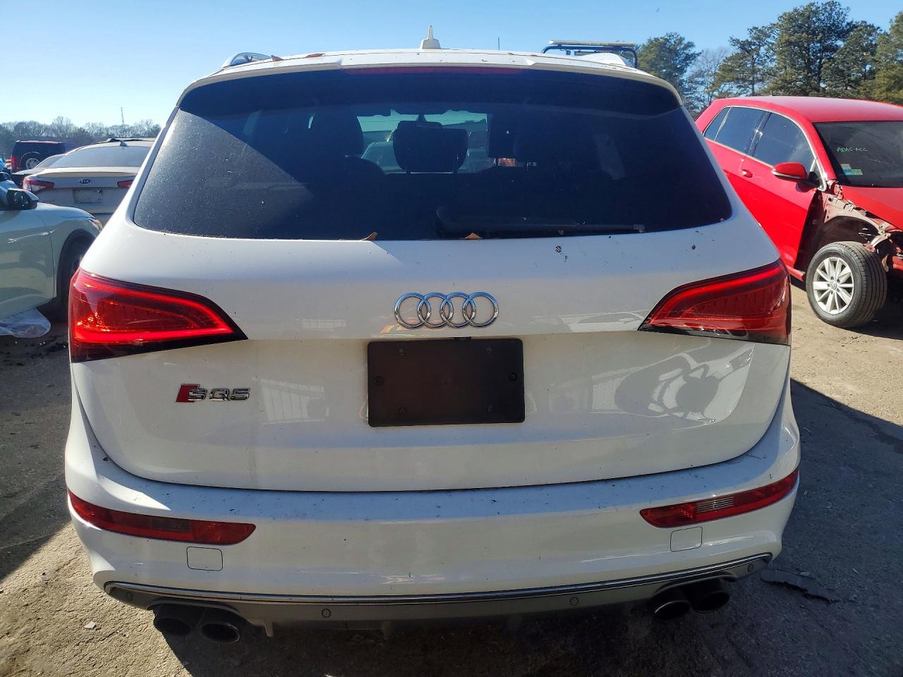 2014 Audi Sq5 Premium Plus White vin: WA1CGAFP4EA030701