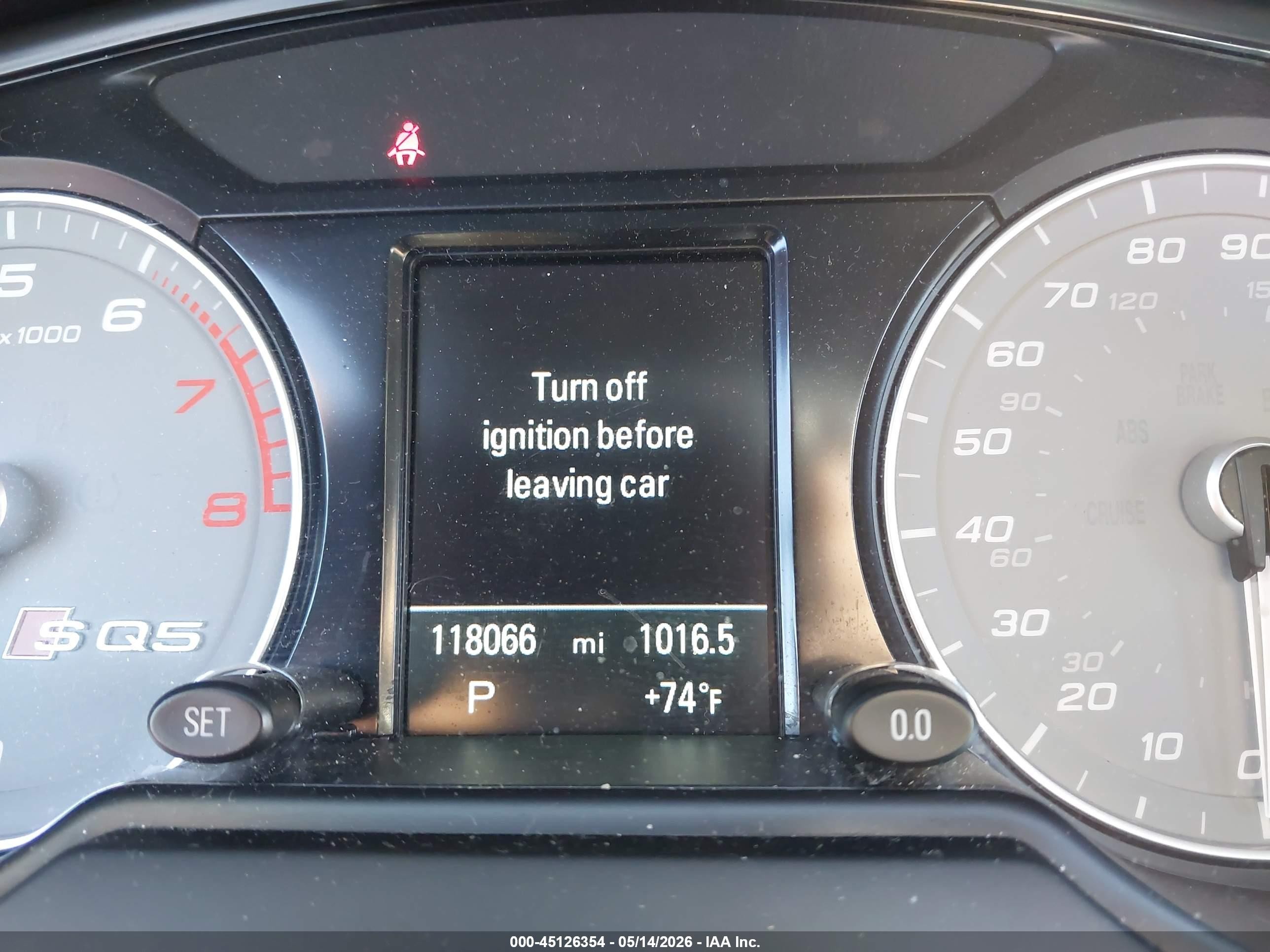 2015 Audi Sq5 3.0t Premium Plus Gray vin: WA1CGAFP4FA094318
