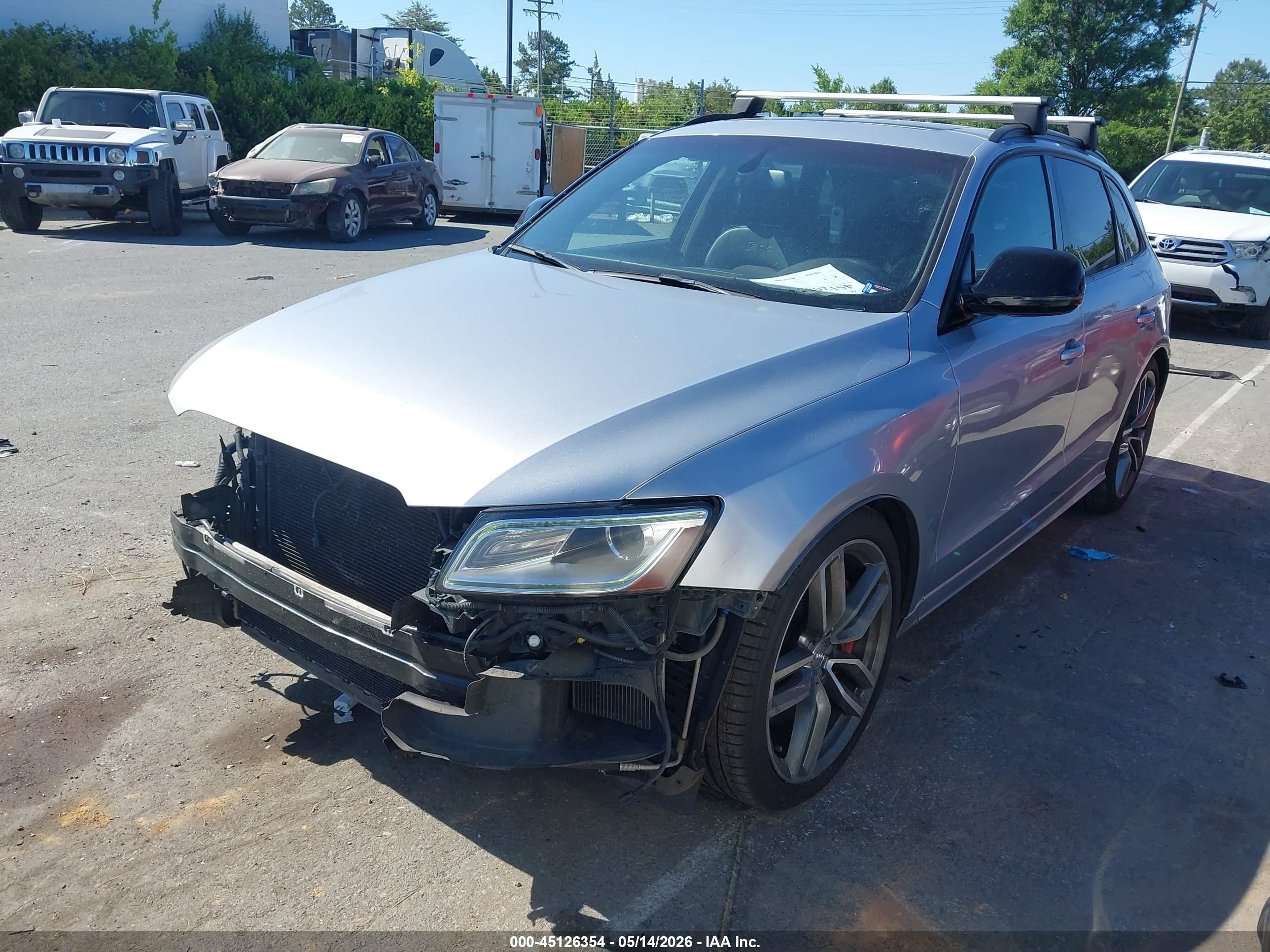 2015 Audi Sq5 3.0t Premium Plus Gray vin: WA1CGAFP4FA094318