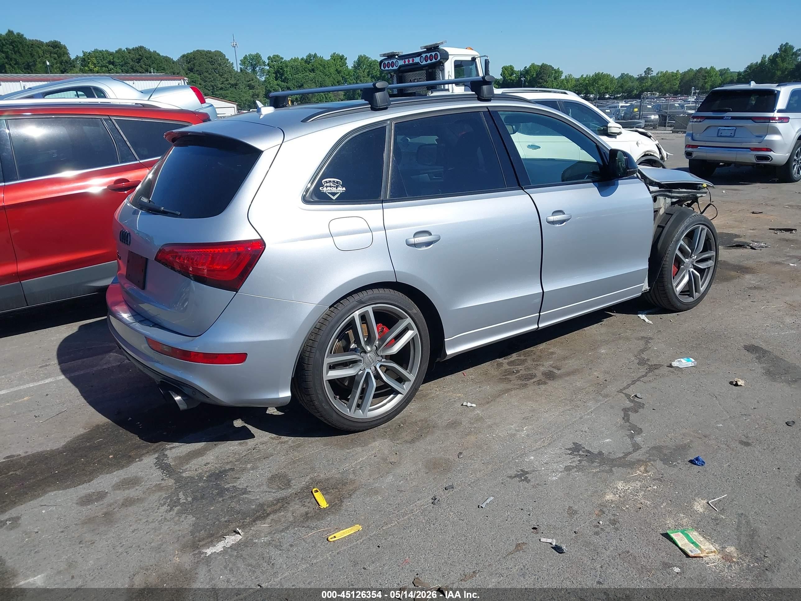 2015 Audi Sq5 3.0t Premium Plus Gray vin: WA1CGAFP4FA094318