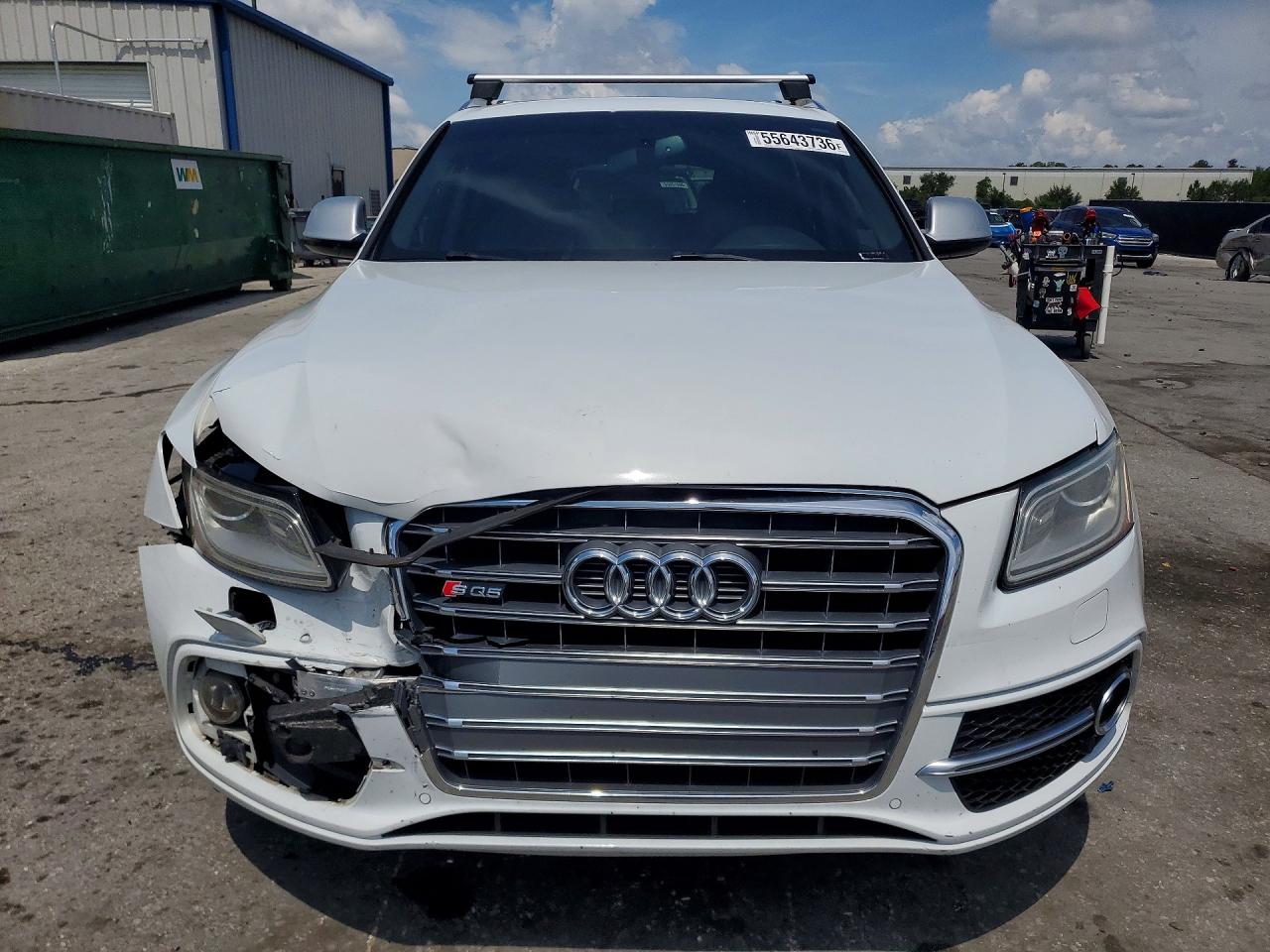 2015 Audi Sq5 Premium Plus White vin: WA1CGAFP5FA132719