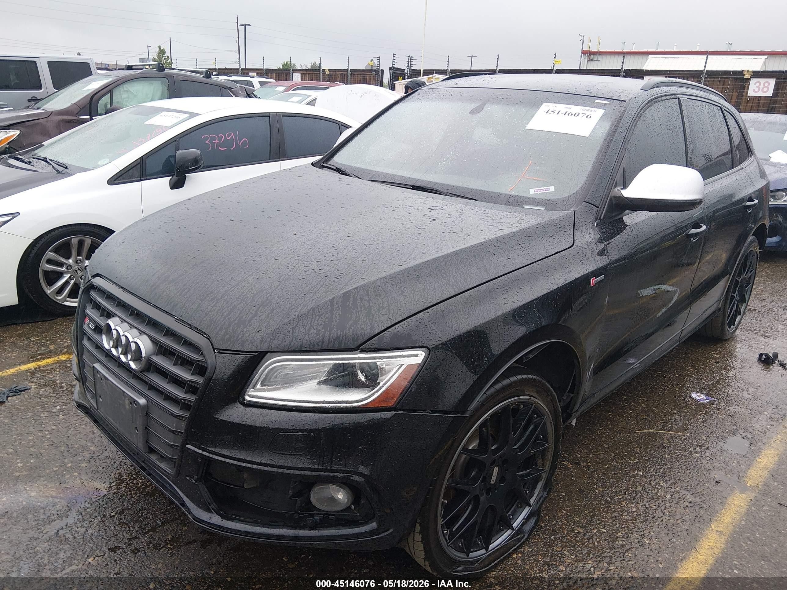 2015 Audi Sq5 3.0t Premium Plus Black vin: WA1CGAFP6FA047131