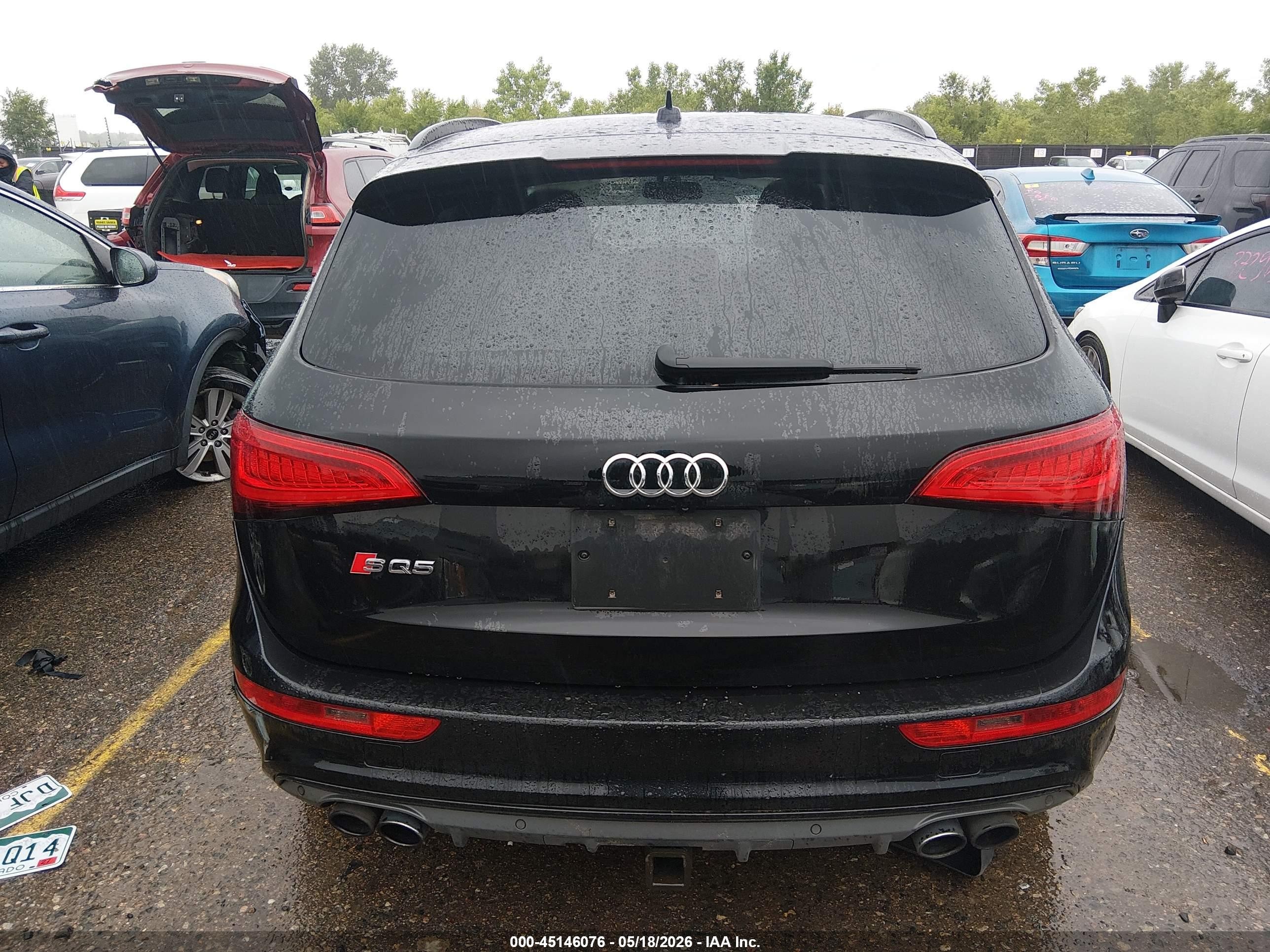 2015 Audi Sq5 3.0t Premium Plus Black vin: WA1CGAFP6FA047131