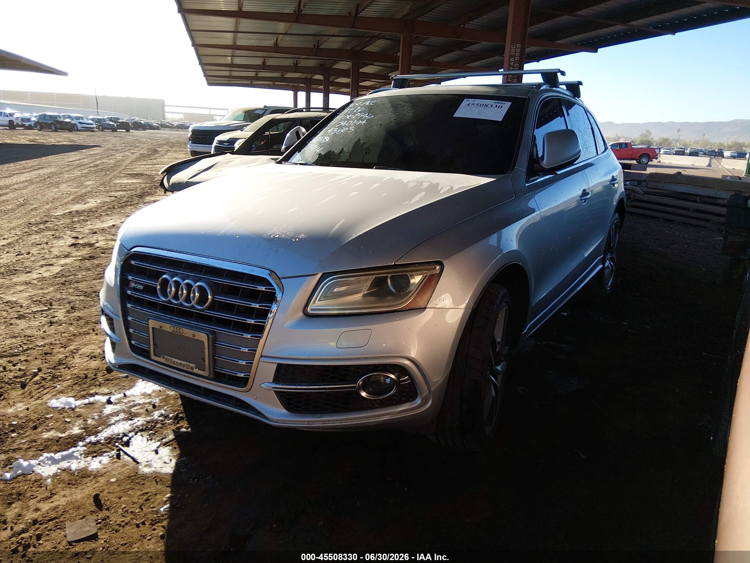 2014 Audi Sq5 3.0t Premium Plus Silver vin: WA1CGAFP7EA062946