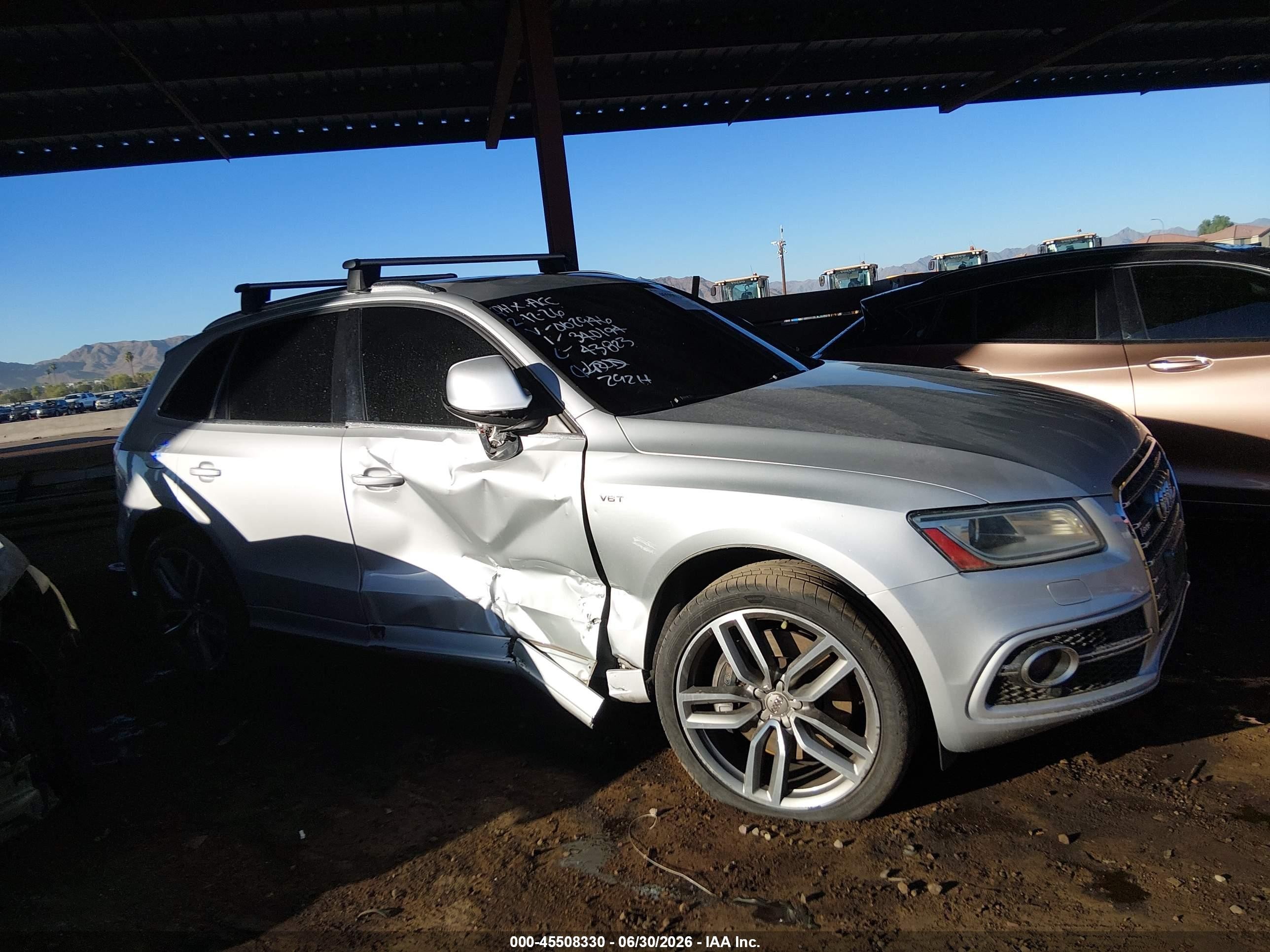 2014 Audi Sq5 3.0t Premium Plus Silver vin: WA1CGAFP7EA062946