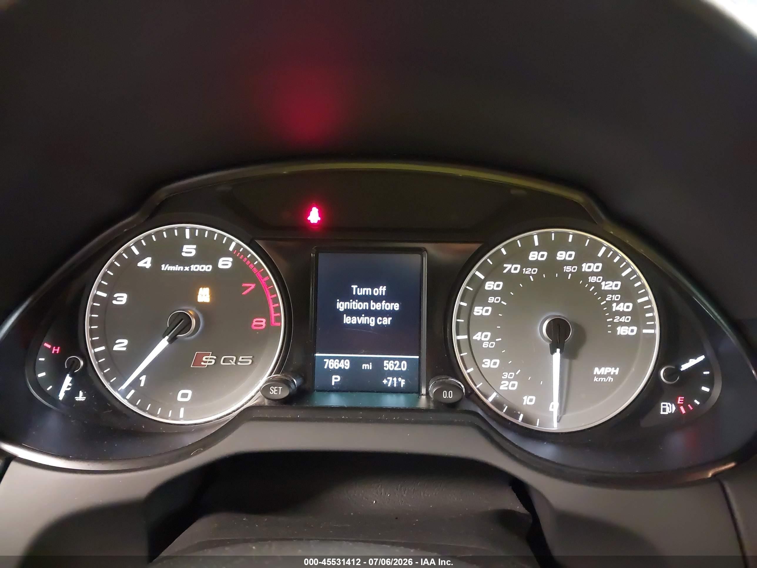 2014 Audi Sq5 3.0t Premium Plus Серый vin: WA1CGAFP7EA068620