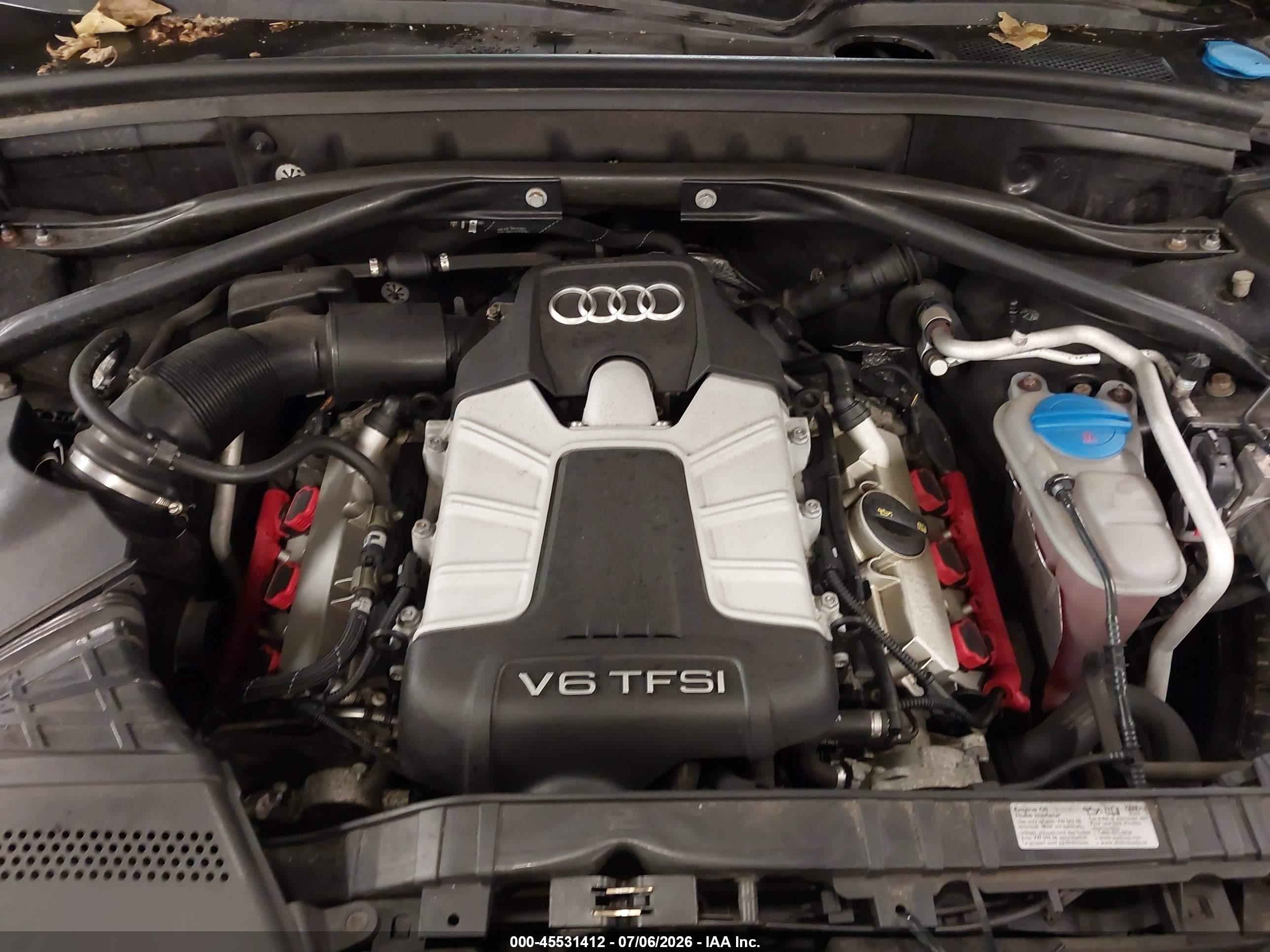 2014 Audi Sq5 3.0t Premium Plus Серый vin: WA1CGAFP7EA068620
