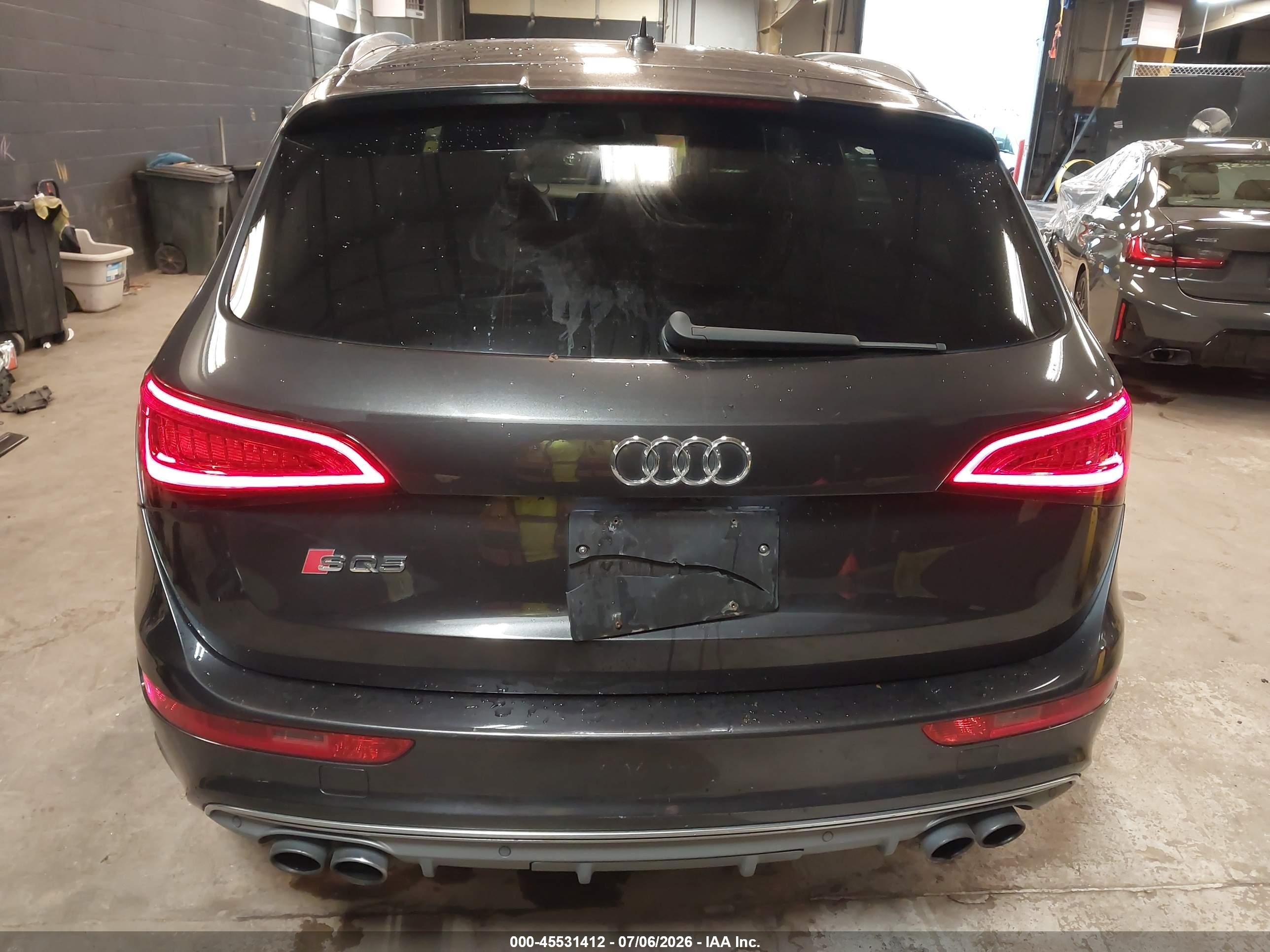 2014 Audi Sq5 3.0t Premium Plus Серый vin: WA1CGAFP7EA068620