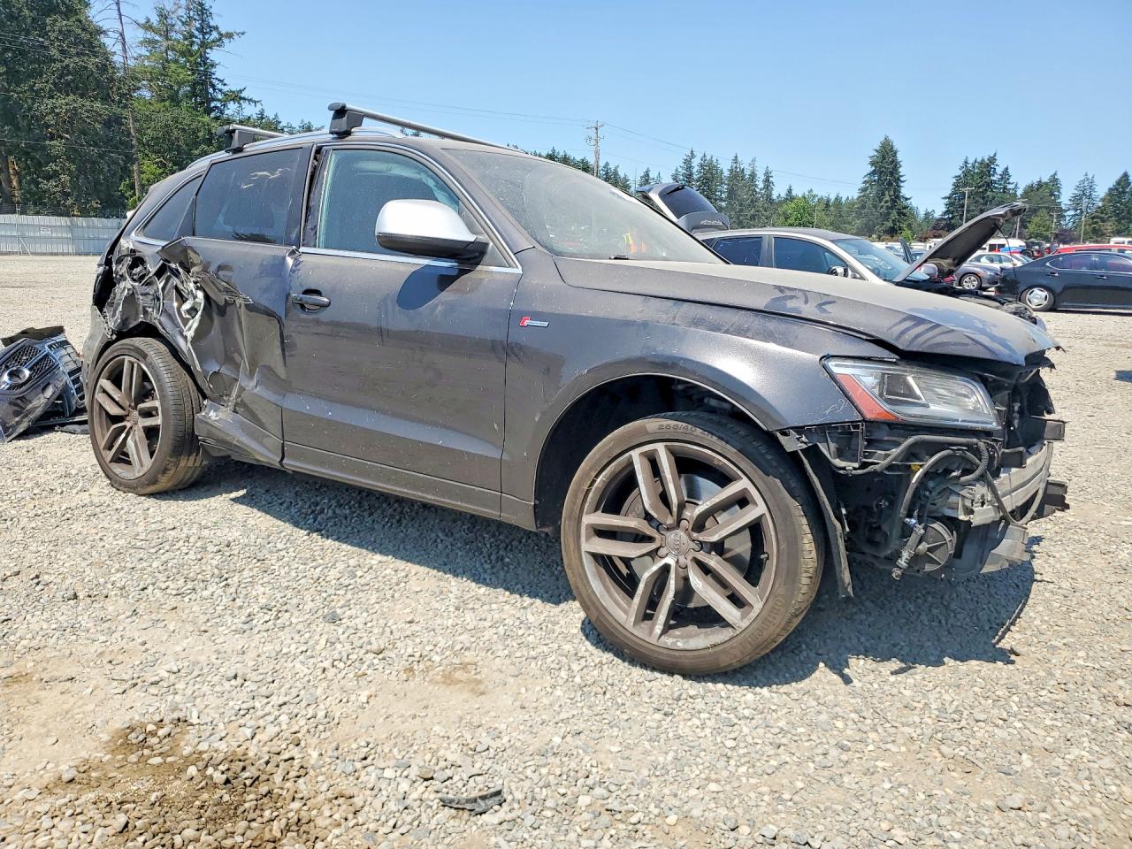 2014 Audi Sq5 Premium Plus Угольный vin: WA1CGAFP7EA101048