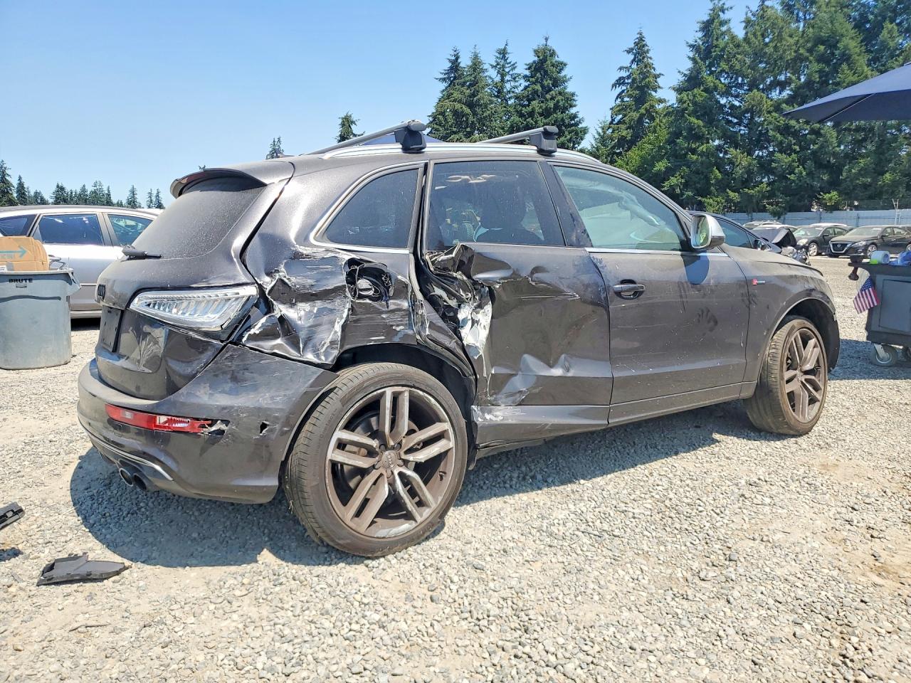 2014 Audi Sq5 Premium Plus Угольный vin: WA1CGAFP7EA101048