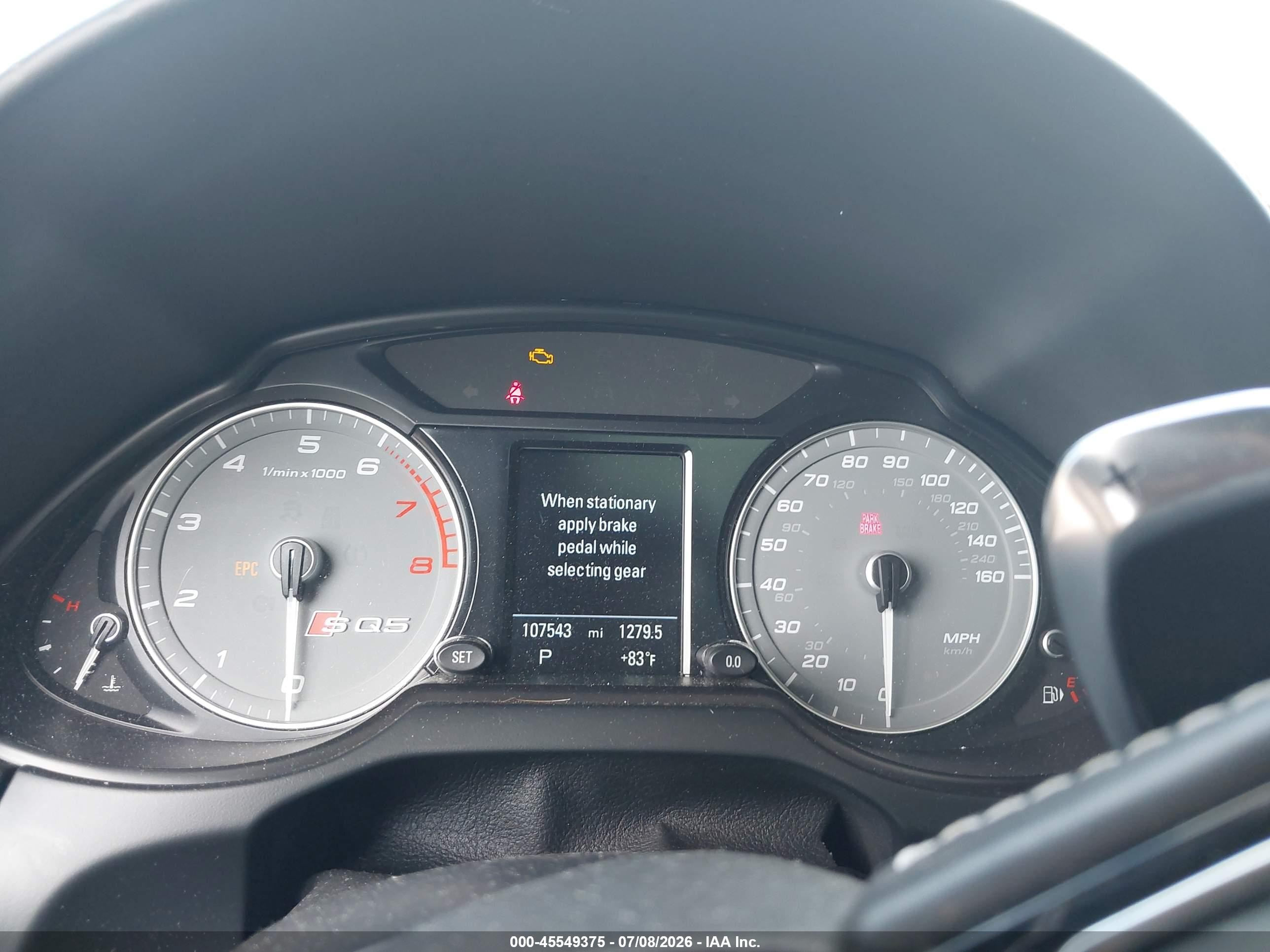 2014 Audi Sq5 3.0t Premium Plus Black vin: WA1CGAFP8EA021824