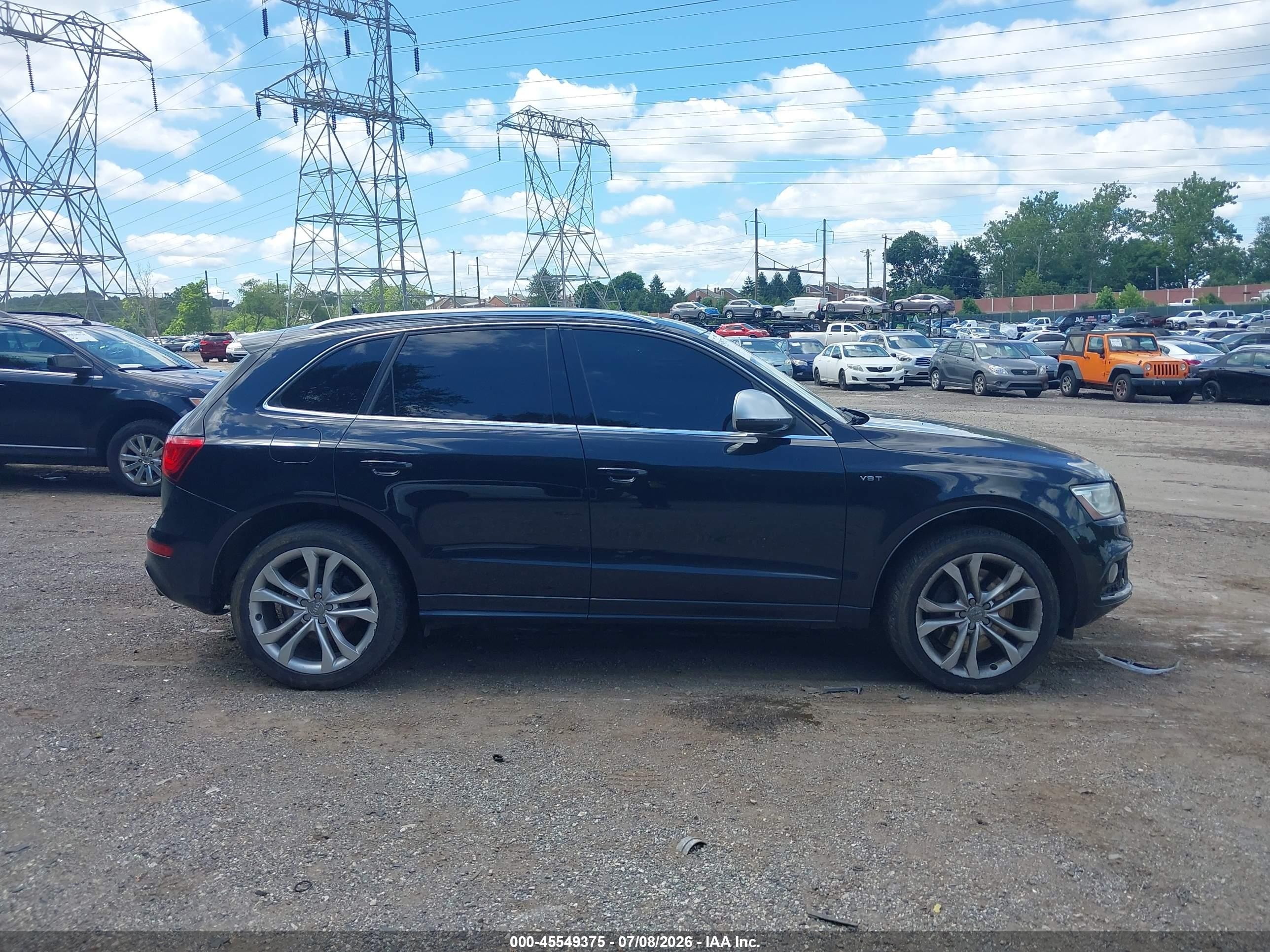 2014 Audi Sq5 3.0t Premium Plus Black vin: WA1CGAFP8EA021824