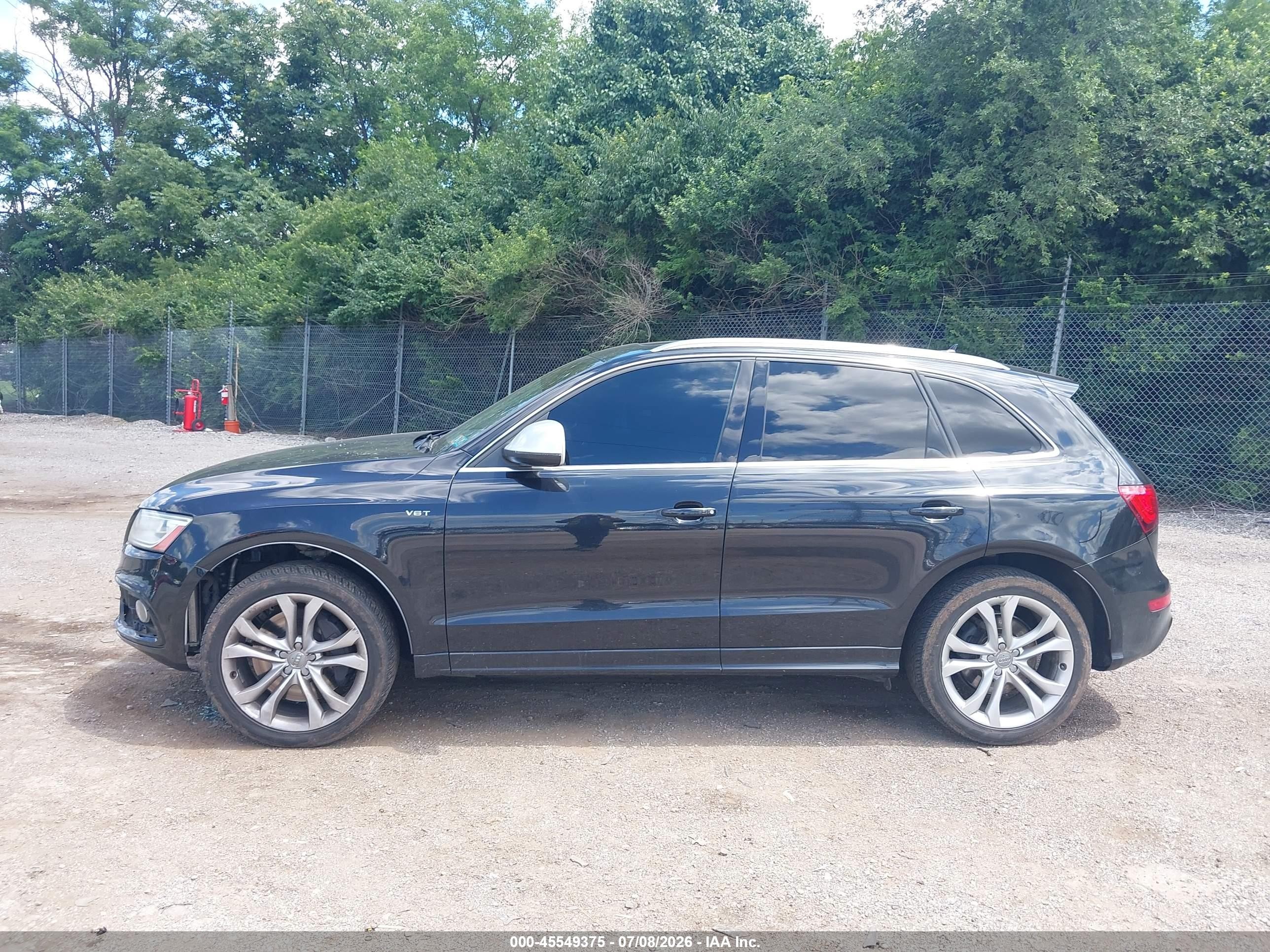 2014 Audi Sq5 3.0t Premium Plus Black vin: WA1CGAFP8EA021824