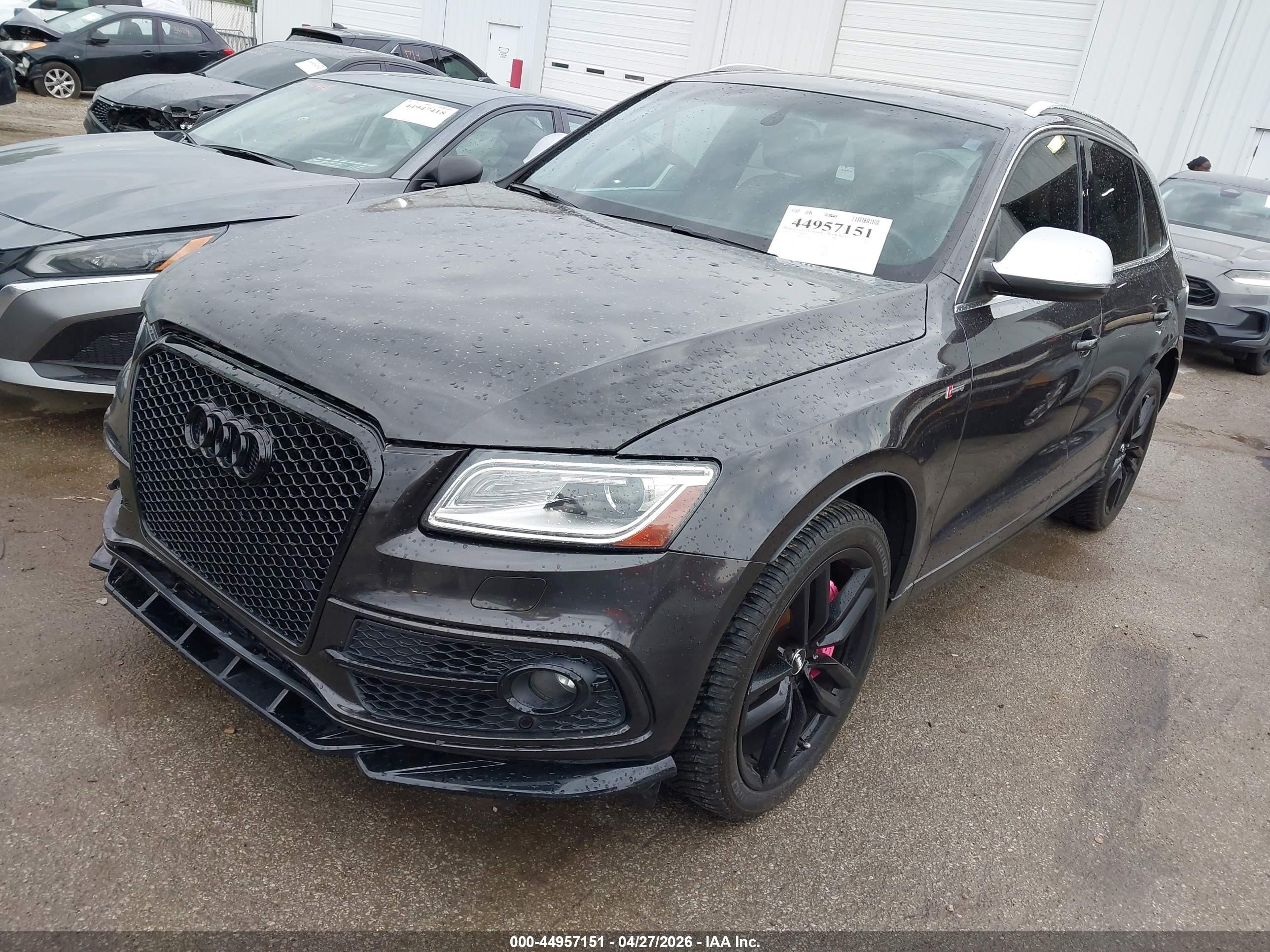 2014 Audi Sq5 3.0t Premium Plus Black vin: WA1CGAFP8EA107148