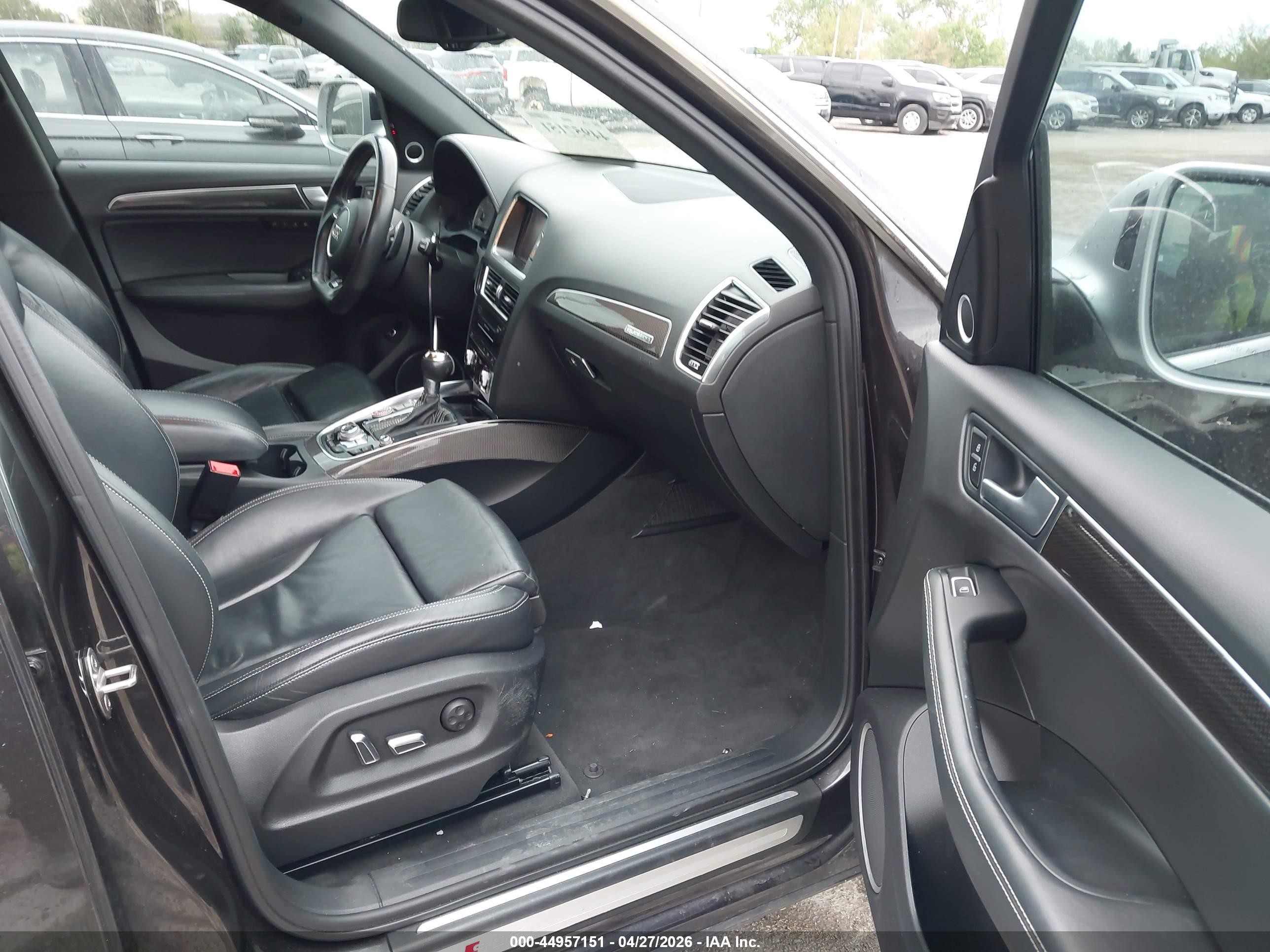 2014 Audi Sq5 3.0t Premium Plus Black vin: WA1CGAFP8EA107148