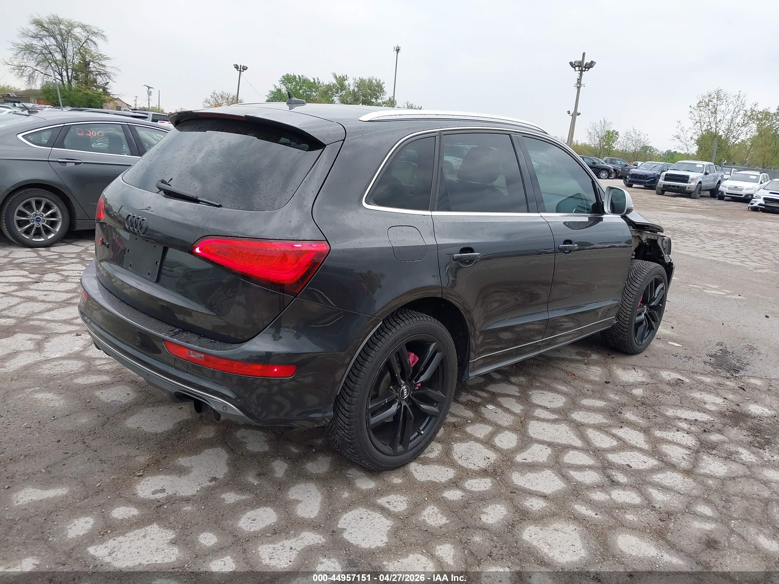 2014 Audi Sq5 3.0t Premium Plus Black vin: WA1CGAFP8EA107148