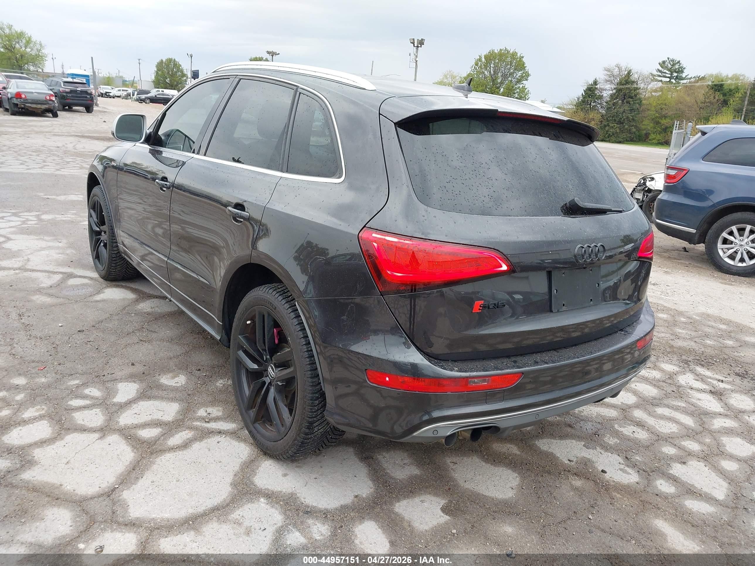 2014 Audi Sq5 3.0t Premium Plus Black vin: WA1CGAFP8EA107148