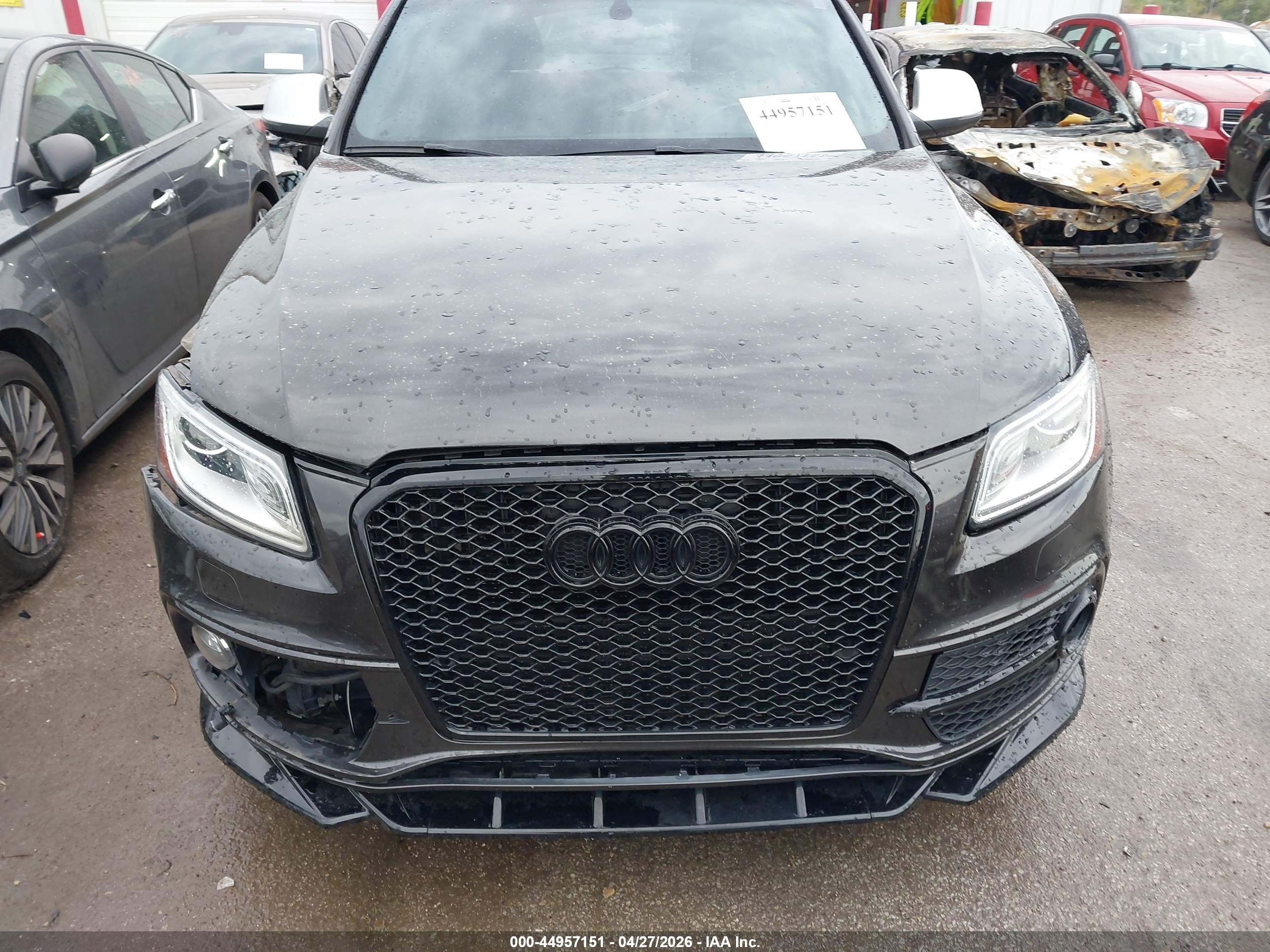 2014 Audi Sq5 3.0t Premium Plus Black vin: WA1CGAFP8EA107148