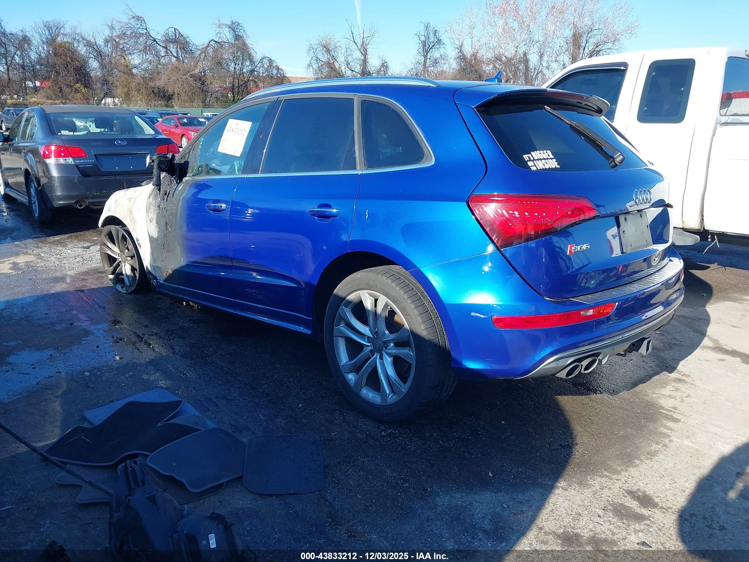 2015 Audi Sq5 3.0t Premium Plus Blue vin: WA1CGAFP8FA114019