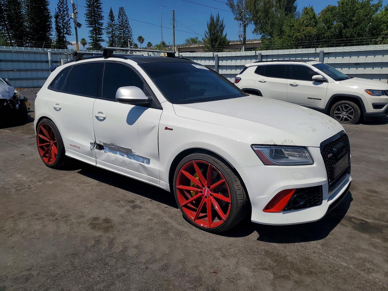2014 Audi Sq5 Premium Plus White vin: WA1CGAFP9EA129613