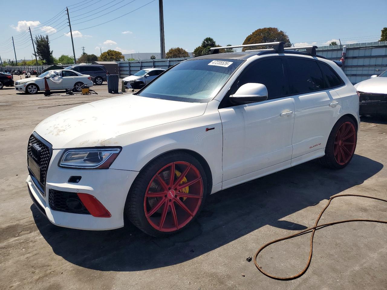 2014 Audi Sq5 Premium Plus White vin: WA1CGAFP9EA129613