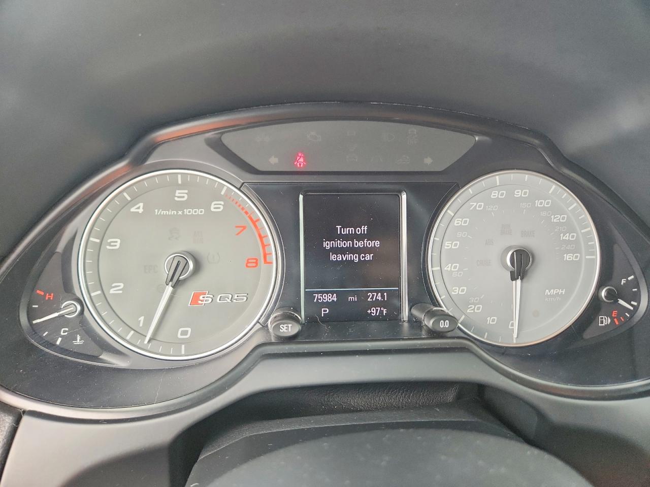 2014 Audi Sq5 Premium Plus Gray vin: WA1CGAFPXEA046658