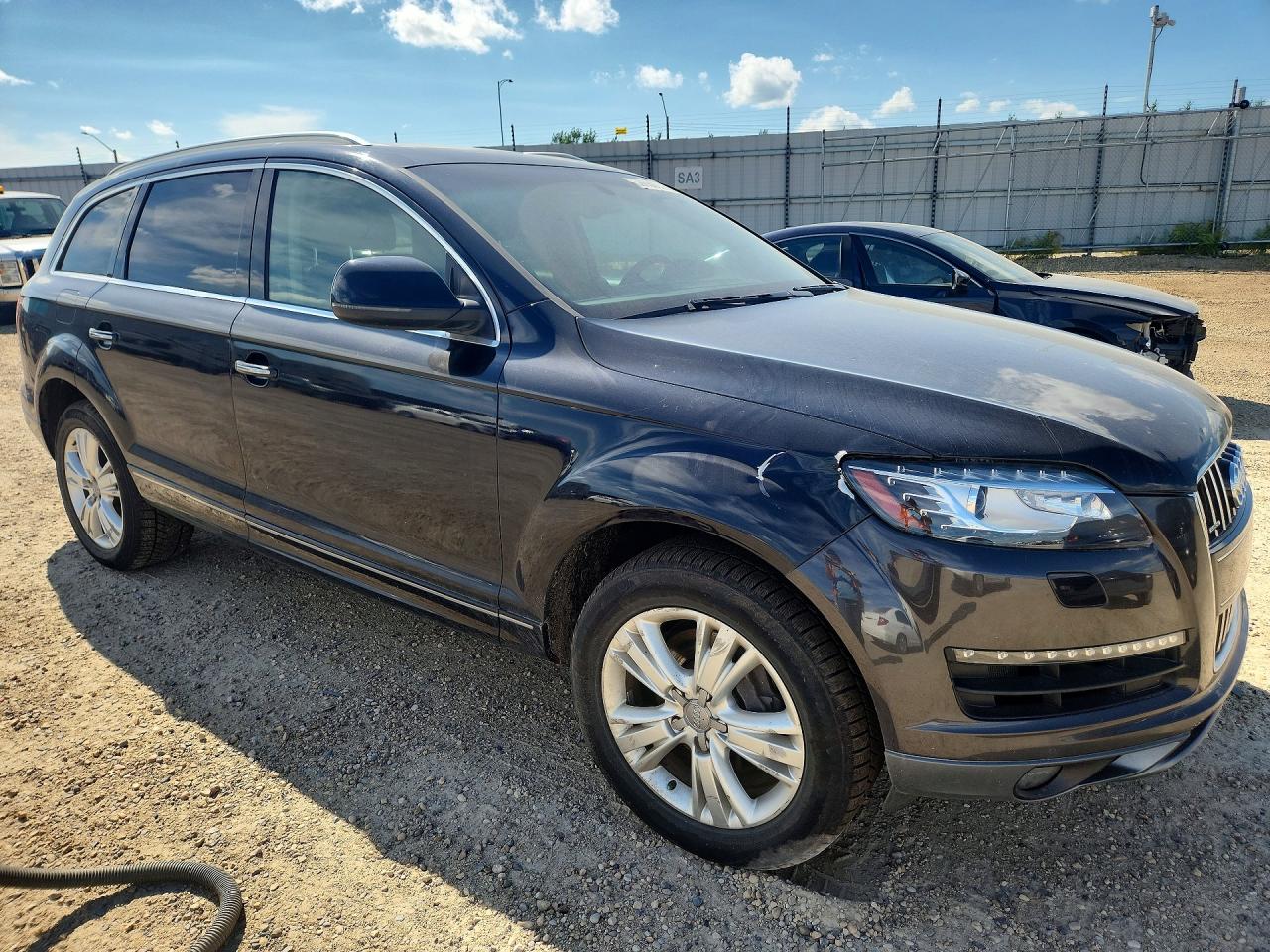 2013 Audi Q7 Premium Черный vin: WA1CGCFE4DD011329