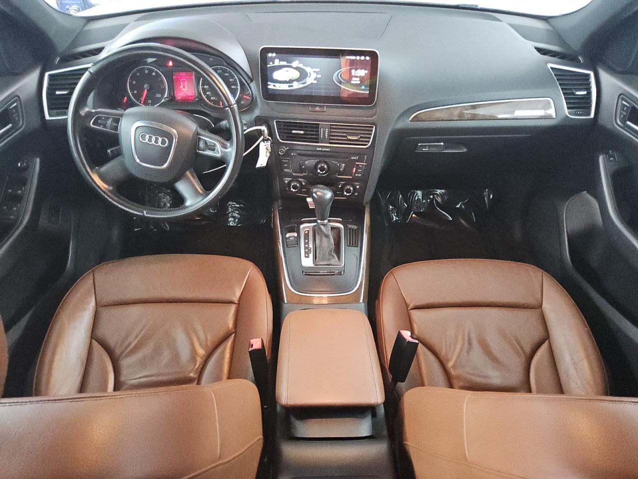 2010 Audi Q5 Premium White vin: WA1CKAFP2AA087536 Damage: Shifter Assembly, Broken, Replacement Required