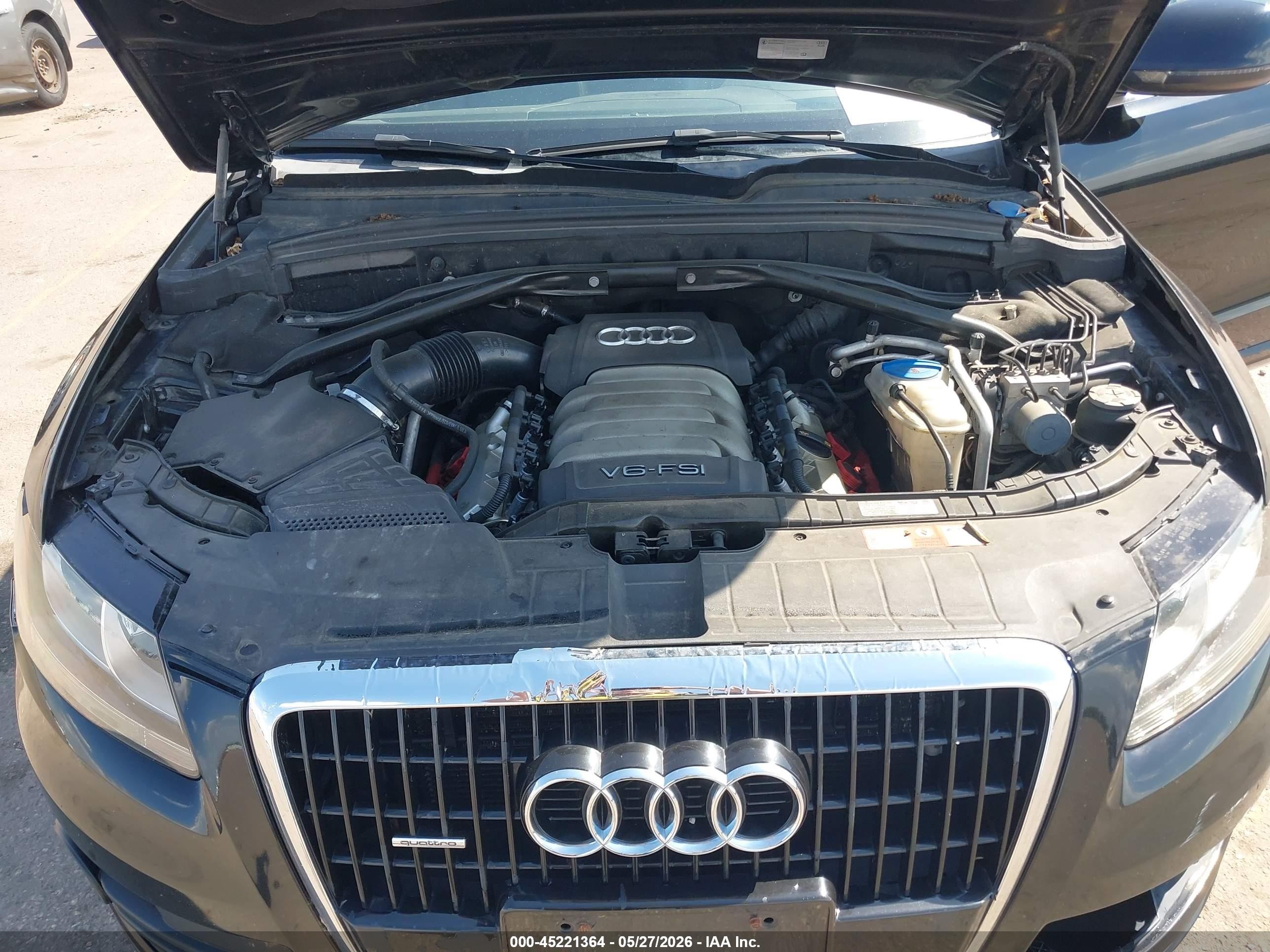 2010 Audi Q5 3.2 Premium Black vin: WA1CKAFP4AA079051