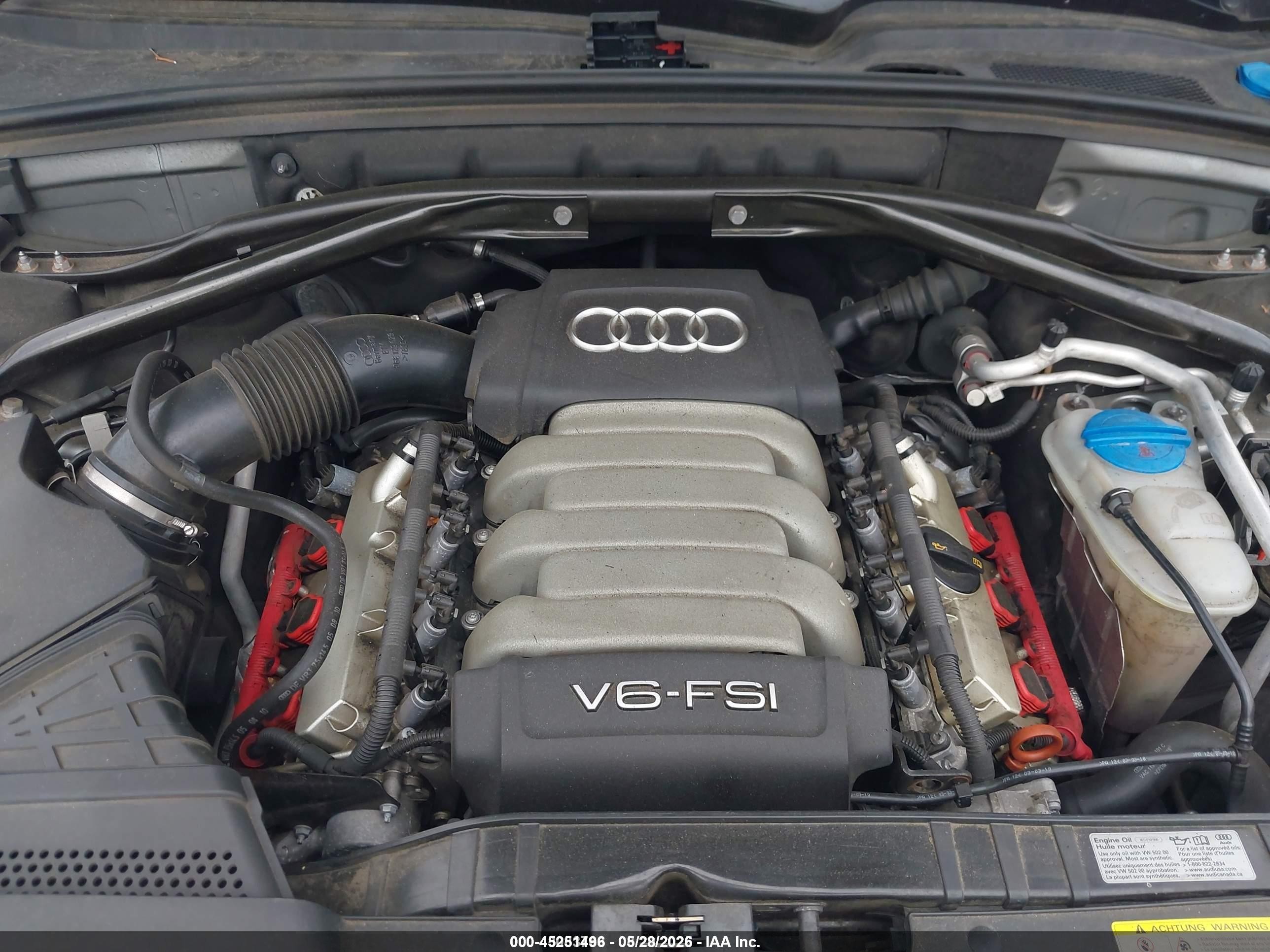 2010 Audi Q5 3.2 Premium Gray vin: WA1CKAFP8AA097438