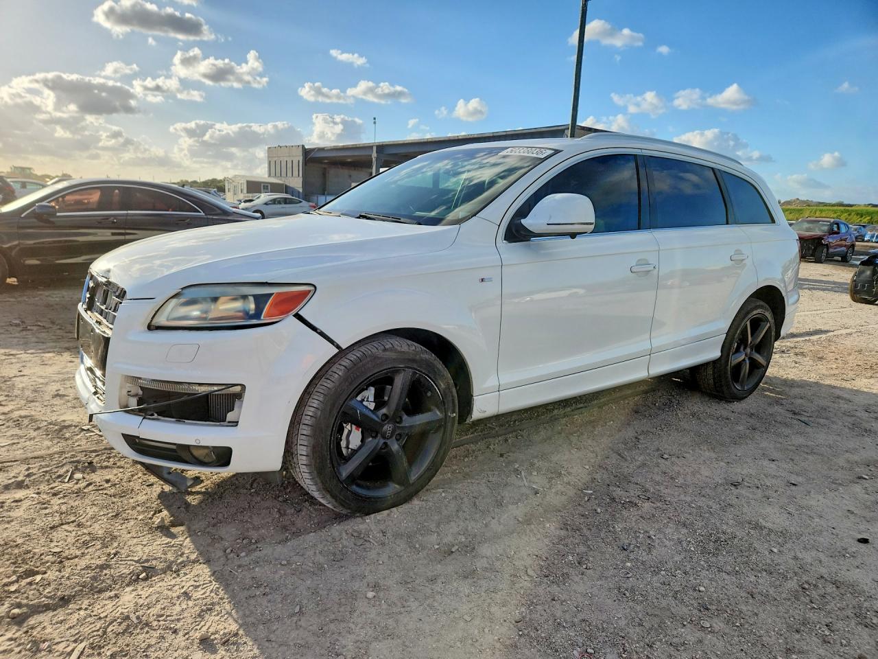 2009 Audi Q7 Tdi S-line White vin: WA1CM74L39D032259