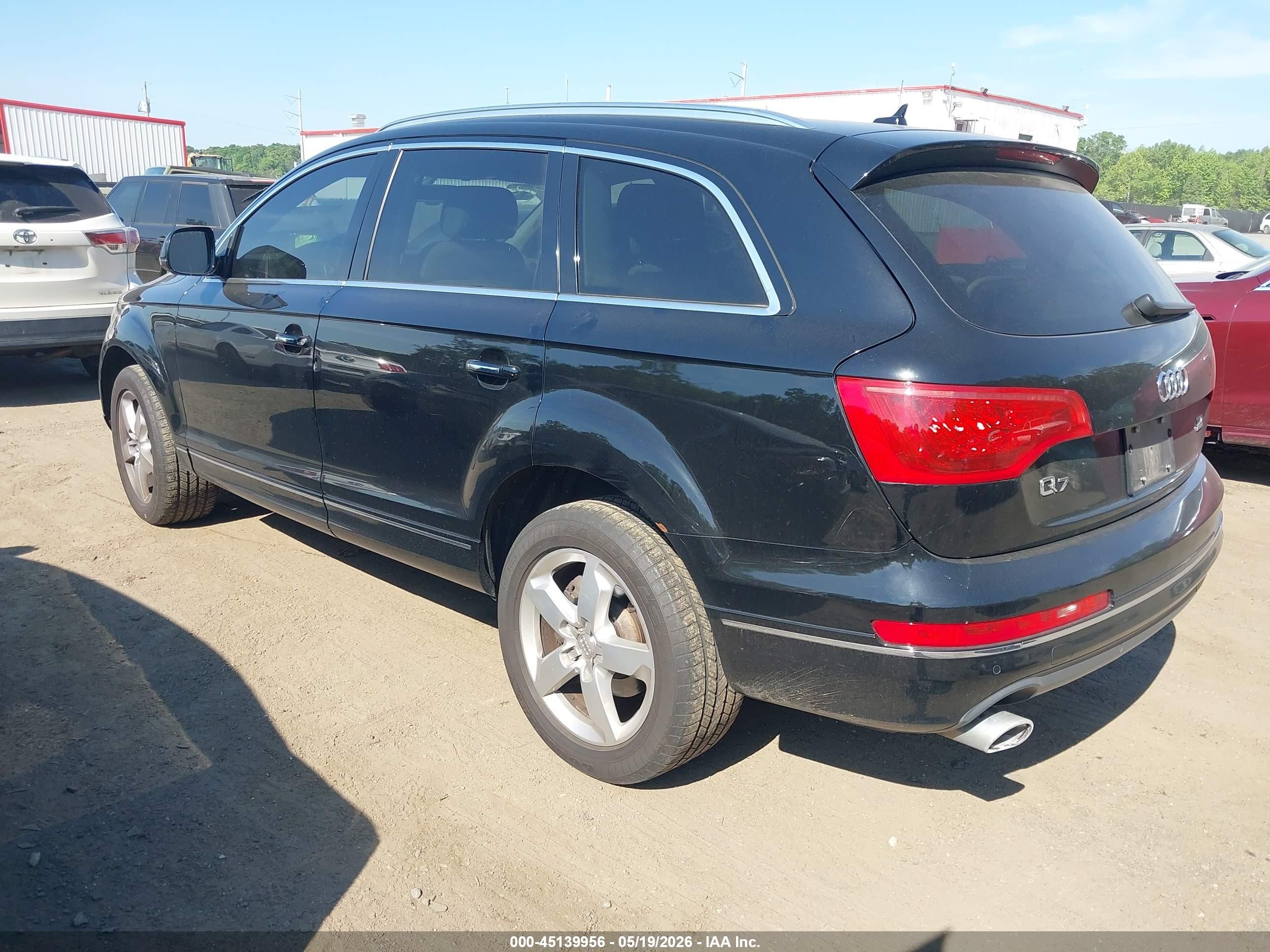 2015 Audi Q7 3.0 Tdi Premium Black vin: WA1CMAFE8FD017411