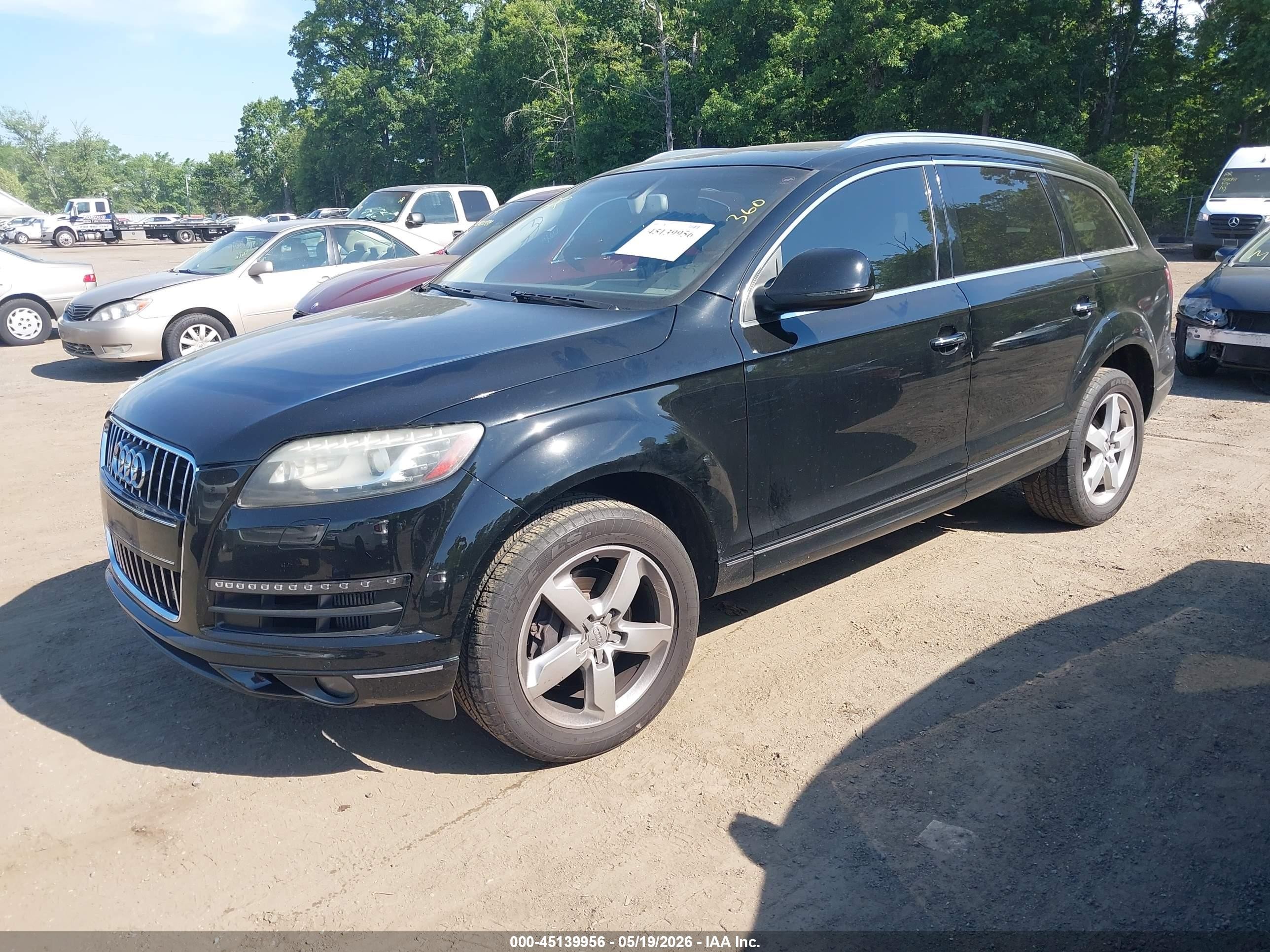 2015 Audi Q7 3.0 Tdi Premium Black vin: WA1CMAFE8FD017411