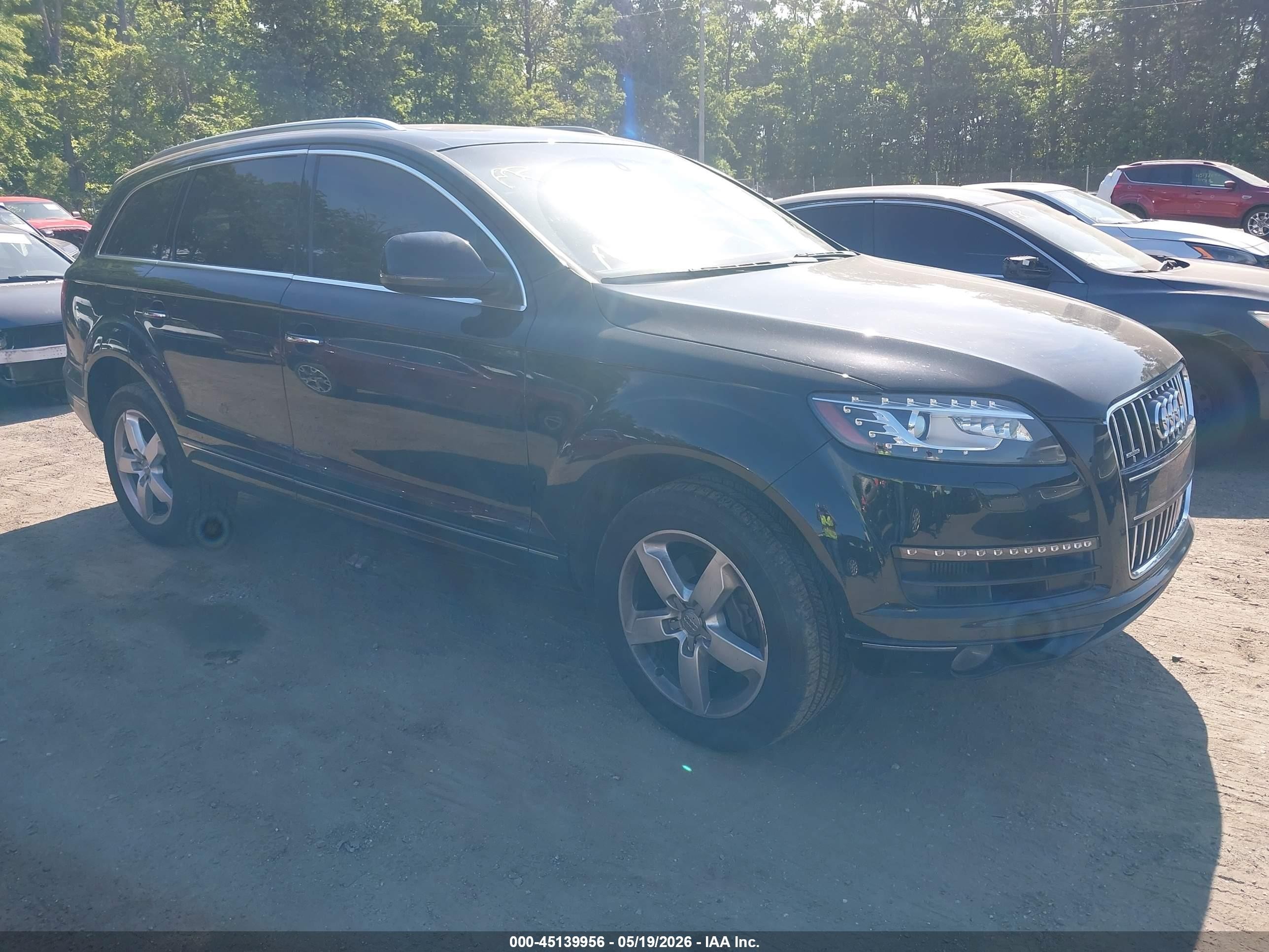 2015 Audi Q7 3.0 Tdi Premium Black vin: WA1CMAFE8FD017411