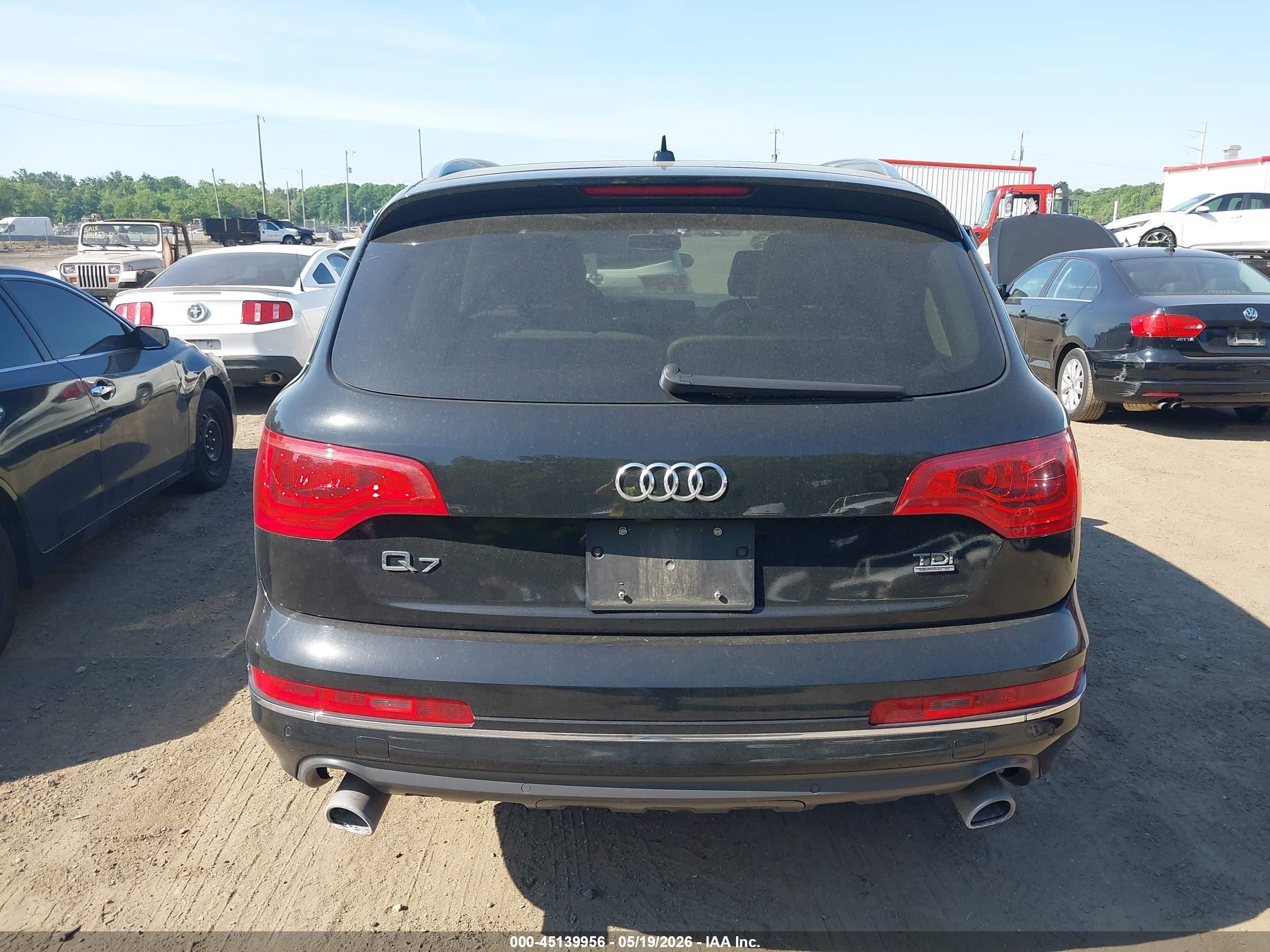 2015 Audi Q7 3.0 Tdi Premium Black vin: WA1CMAFE8FD017411