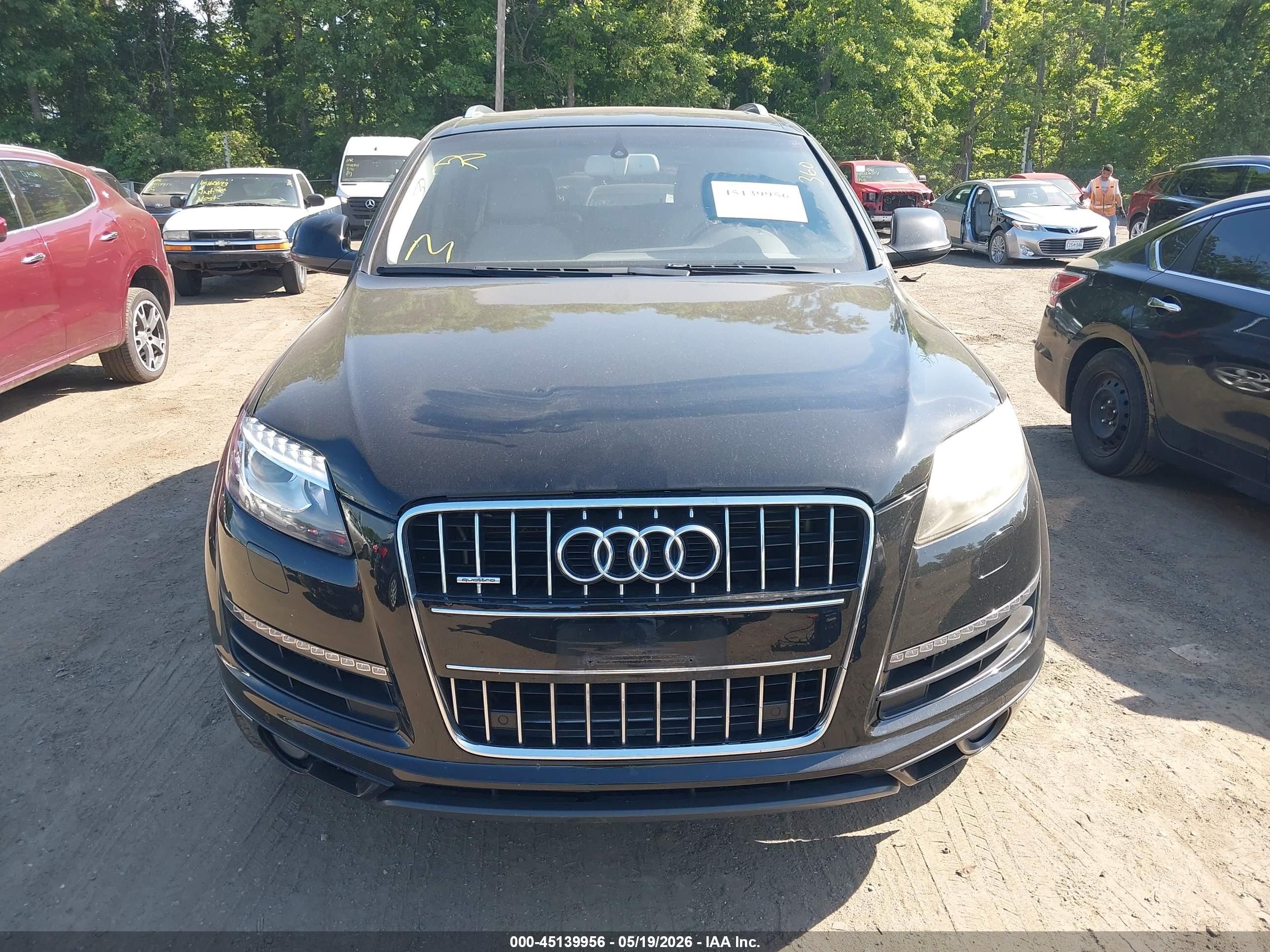 2015 Audi Q7 3.0 Tdi Premium Black vin: WA1CMAFE8FD017411
