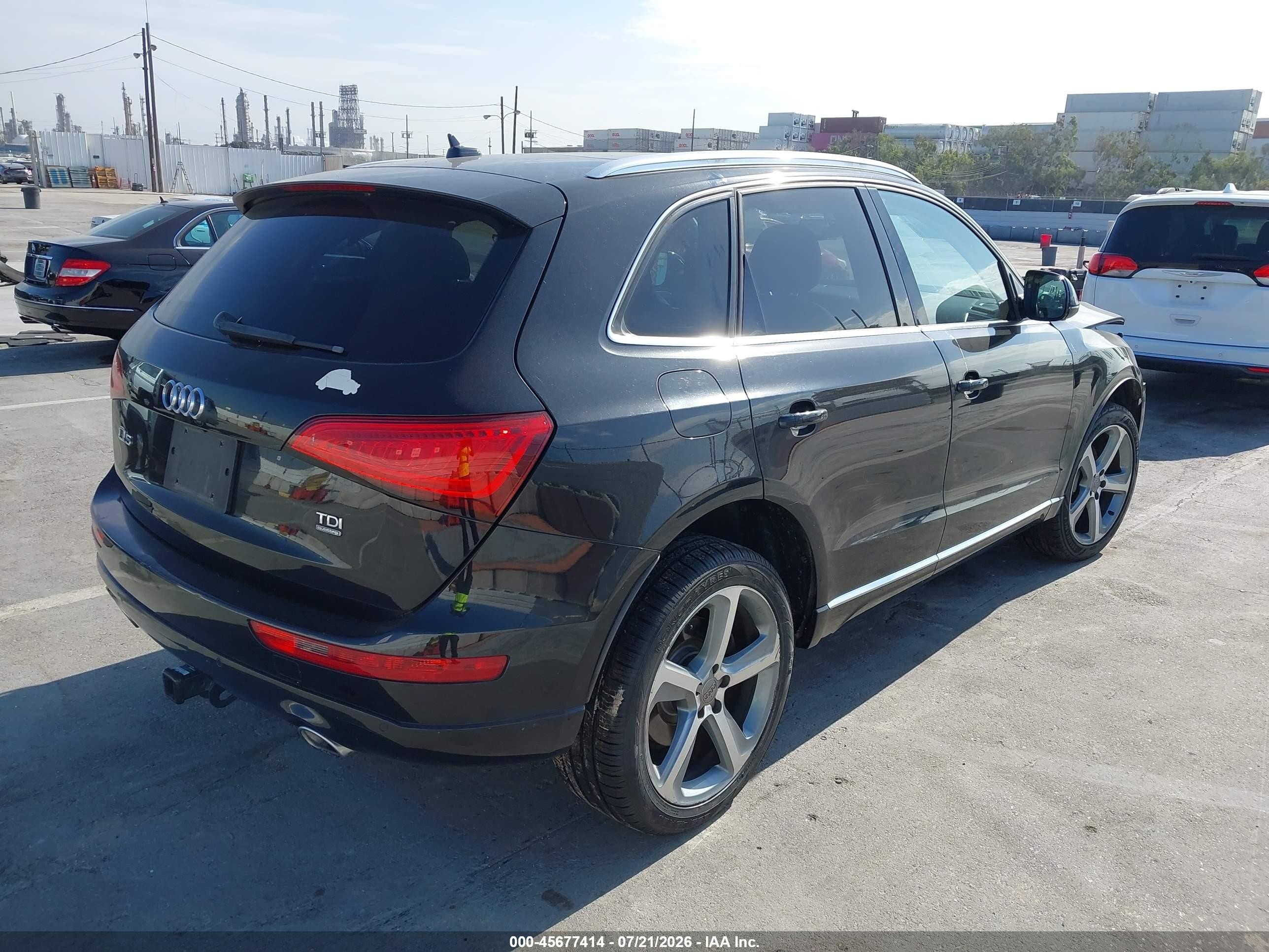 2014 Audi Q5 3.0 Tdi Premium Plus Черный vin: WA1CMAFP1EA032169
