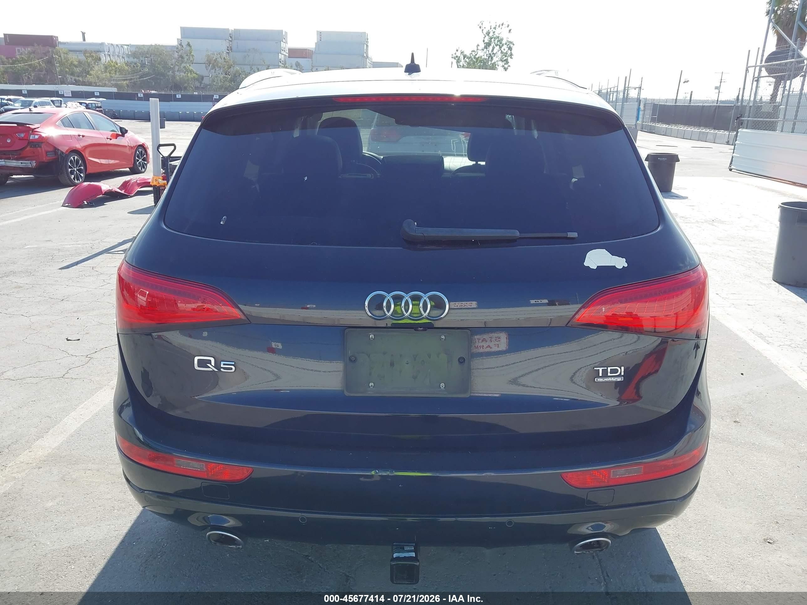 2014 Audi Q5 3.0 Tdi Premium Plus Черный vin: WA1CMAFP1EA032169