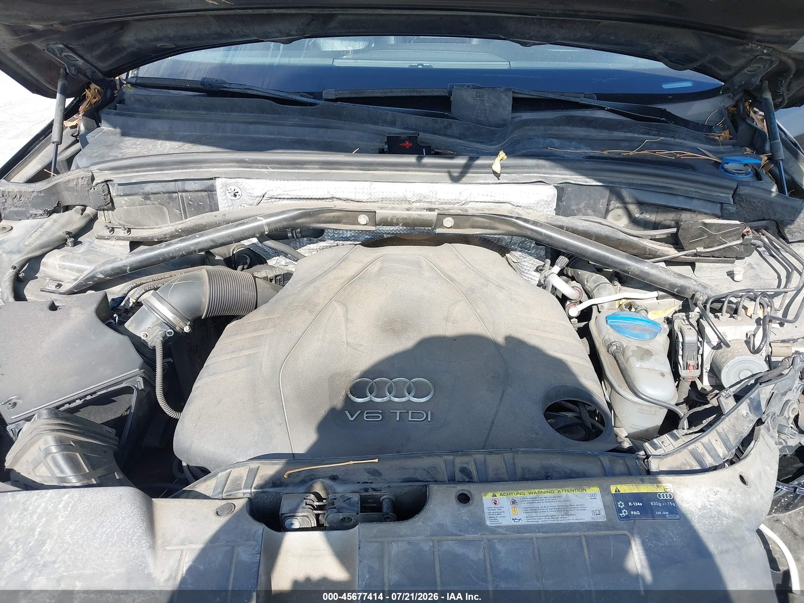 2014 Audi Q5 3.0 Tdi Premium Plus Черный vin: WA1CMAFP1EA032169