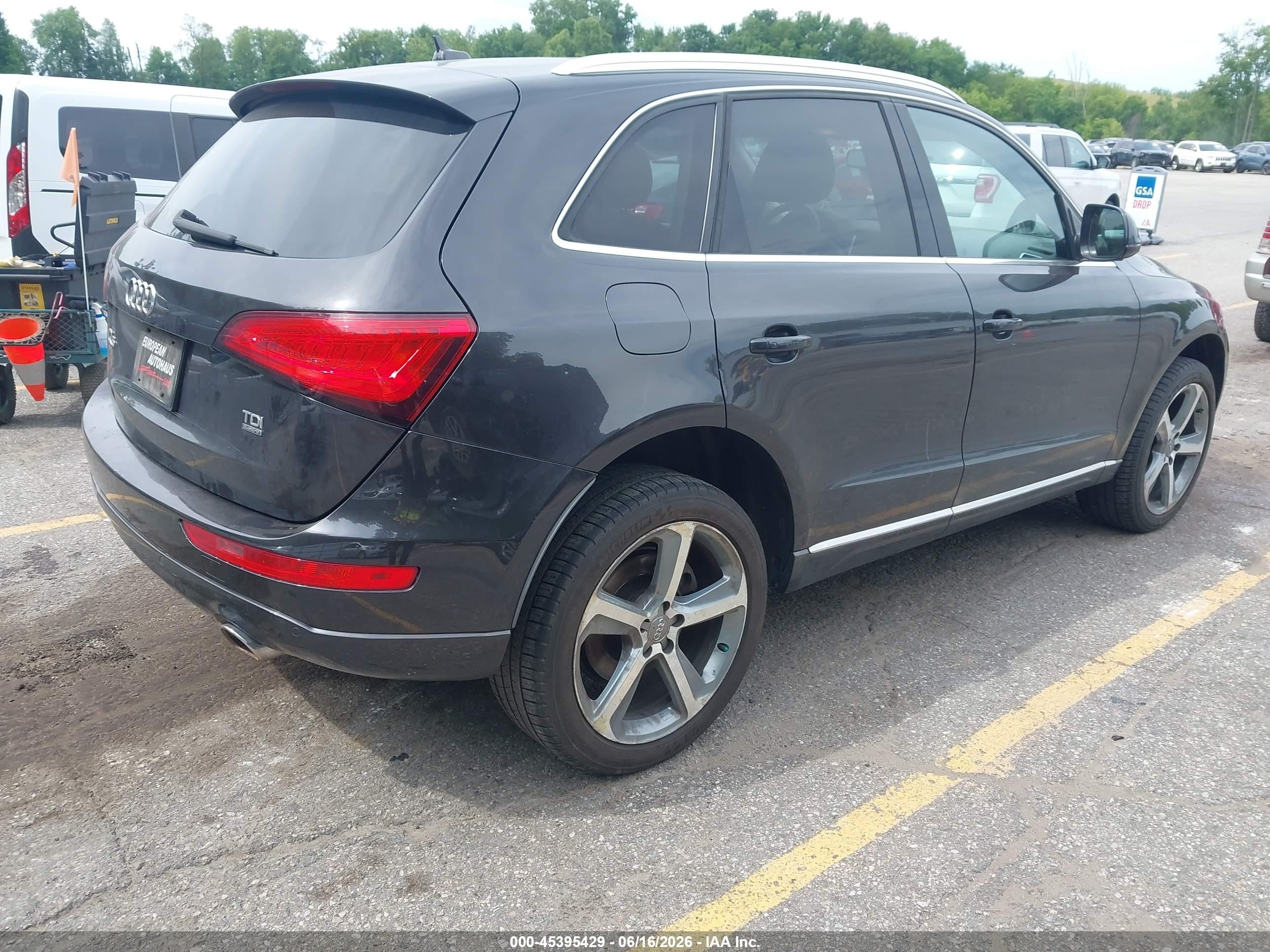 2014 Audi Q5 3.0 Tdi Premium Plus Gray vin: WA1CMAFP2EA105310