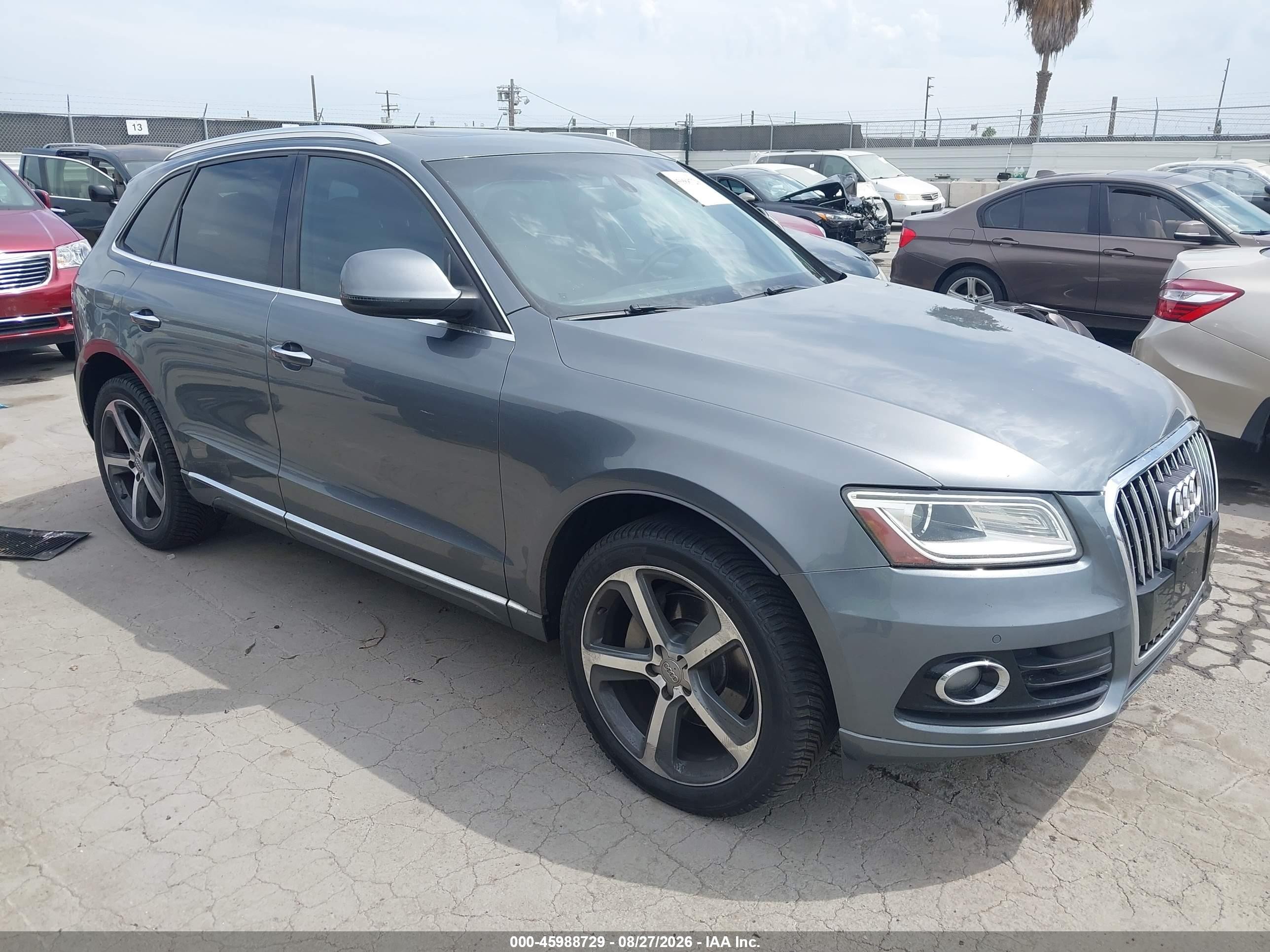 2015 Audi Q5 3.0 Tdi Premium Plus Gray vin: WA1CMAFP2FA058829