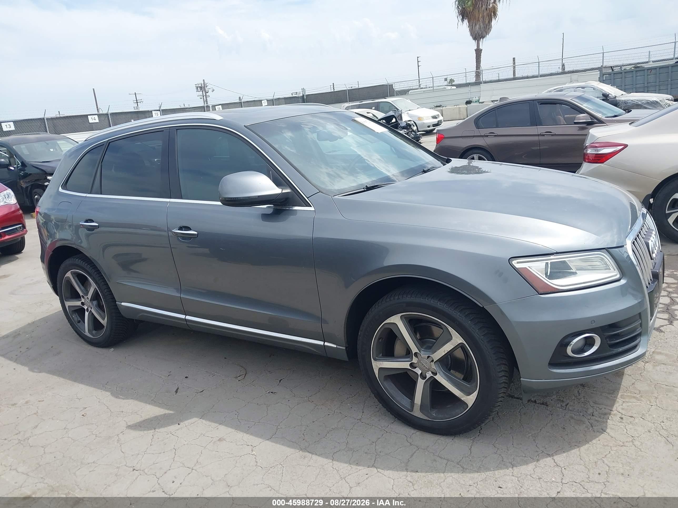 2015 Audi Q5 3.0 Tdi Premium Plus Gray vin: WA1CMAFP2FA058829