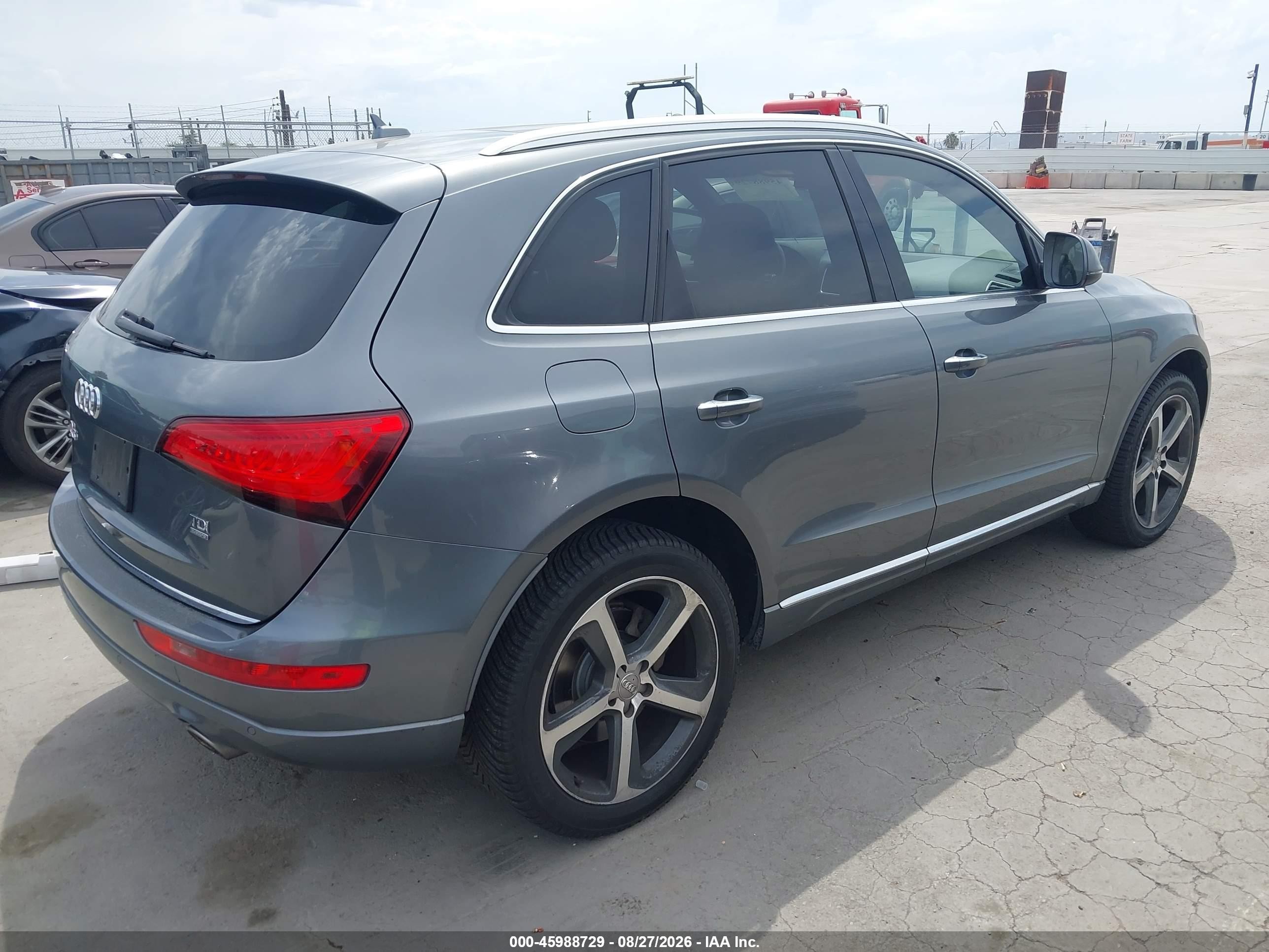 2015 Audi Q5 3.0 Tdi Premium Plus Gray vin: WA1CMAFP2FA058829