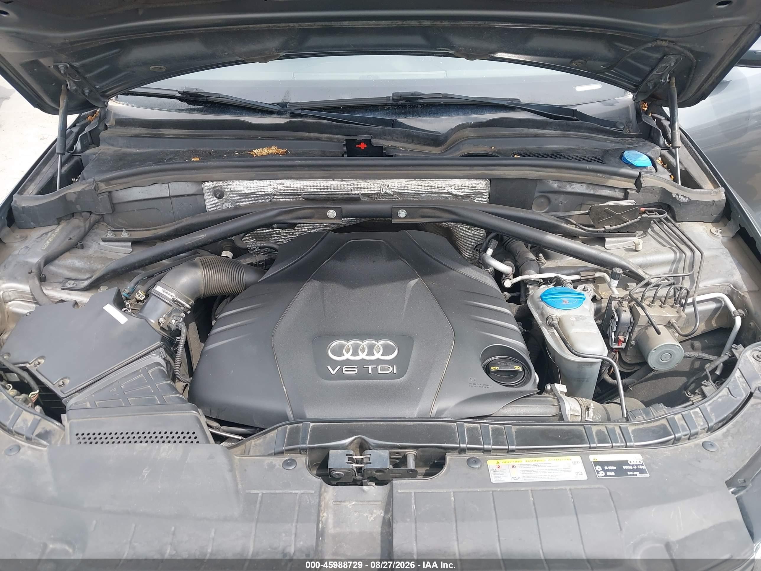 2015 Audi Q5 3.0 Tdi Premium Plus Gray vin: WA1CMAFP2FA058829