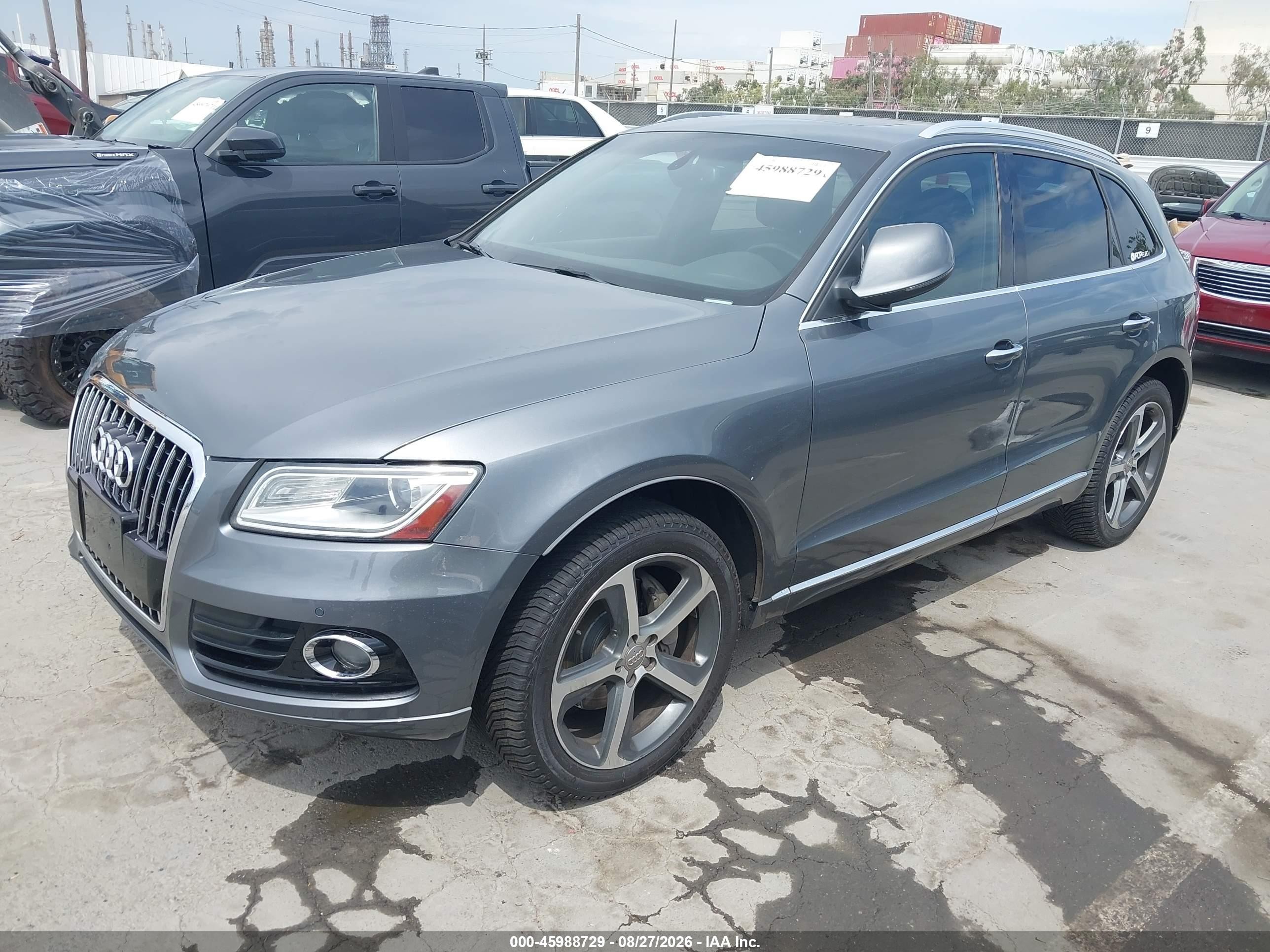 2015 Audi Q5 3.0 Tdi Premium Plus Gray vin: WA1CMAFP2FA058829