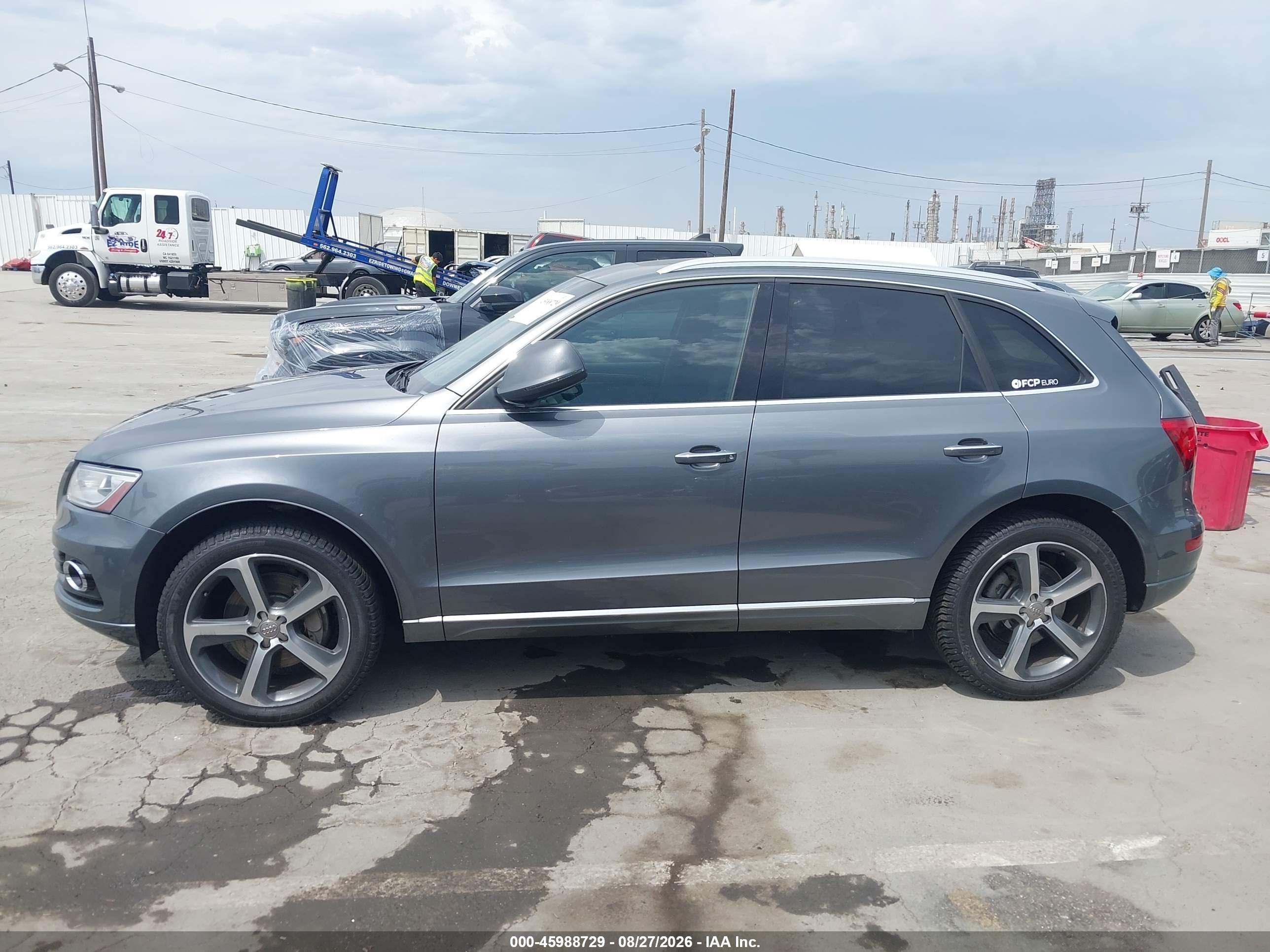 2015 Audi Q5 3.0 Tdi Premium Plus Gray vin: WA1CMAFP2FA058829