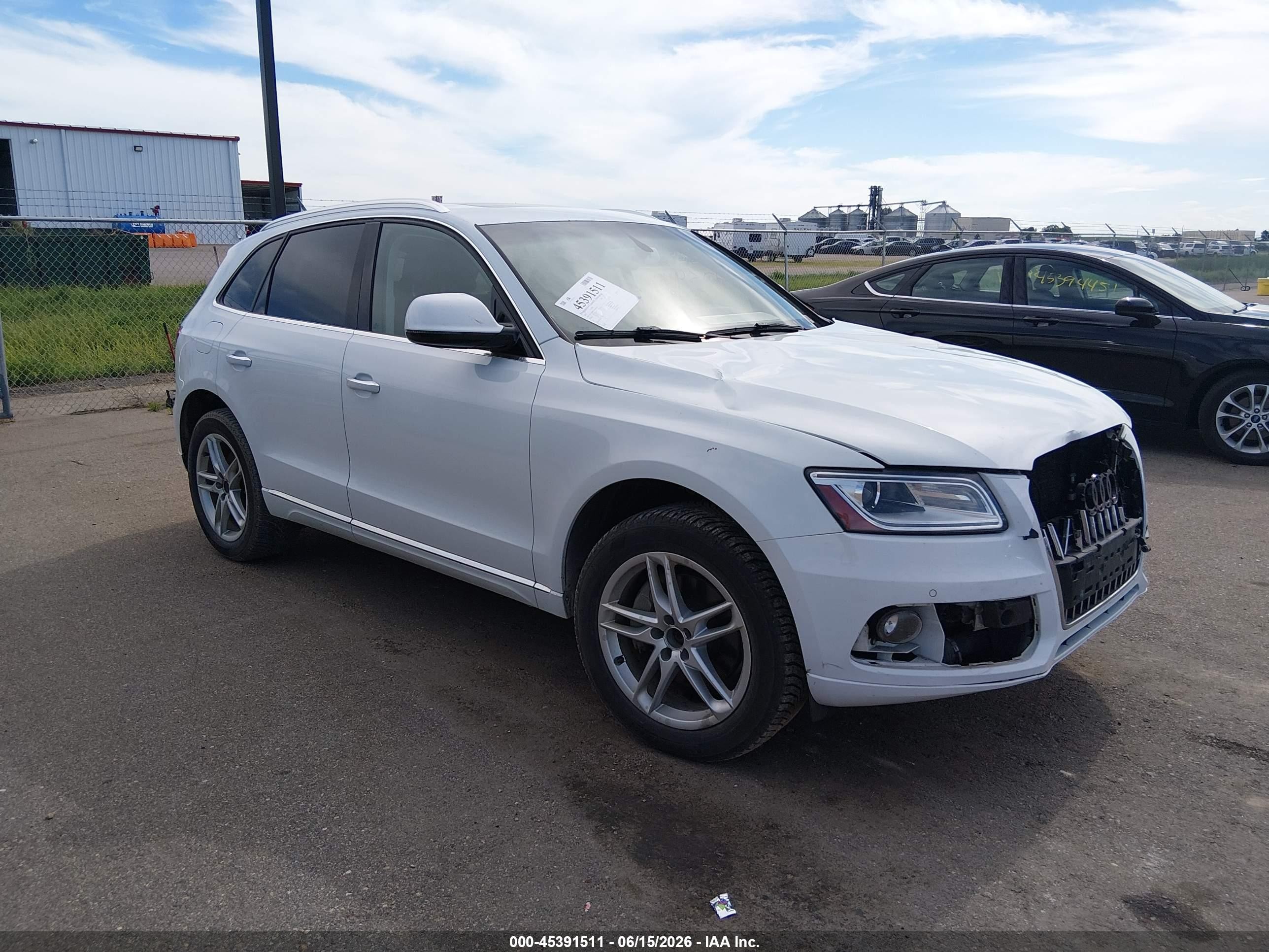 2015 Audi Q5 3.0 Tdi Premium Plus Белый vin: WA1CMAFP2FA082791